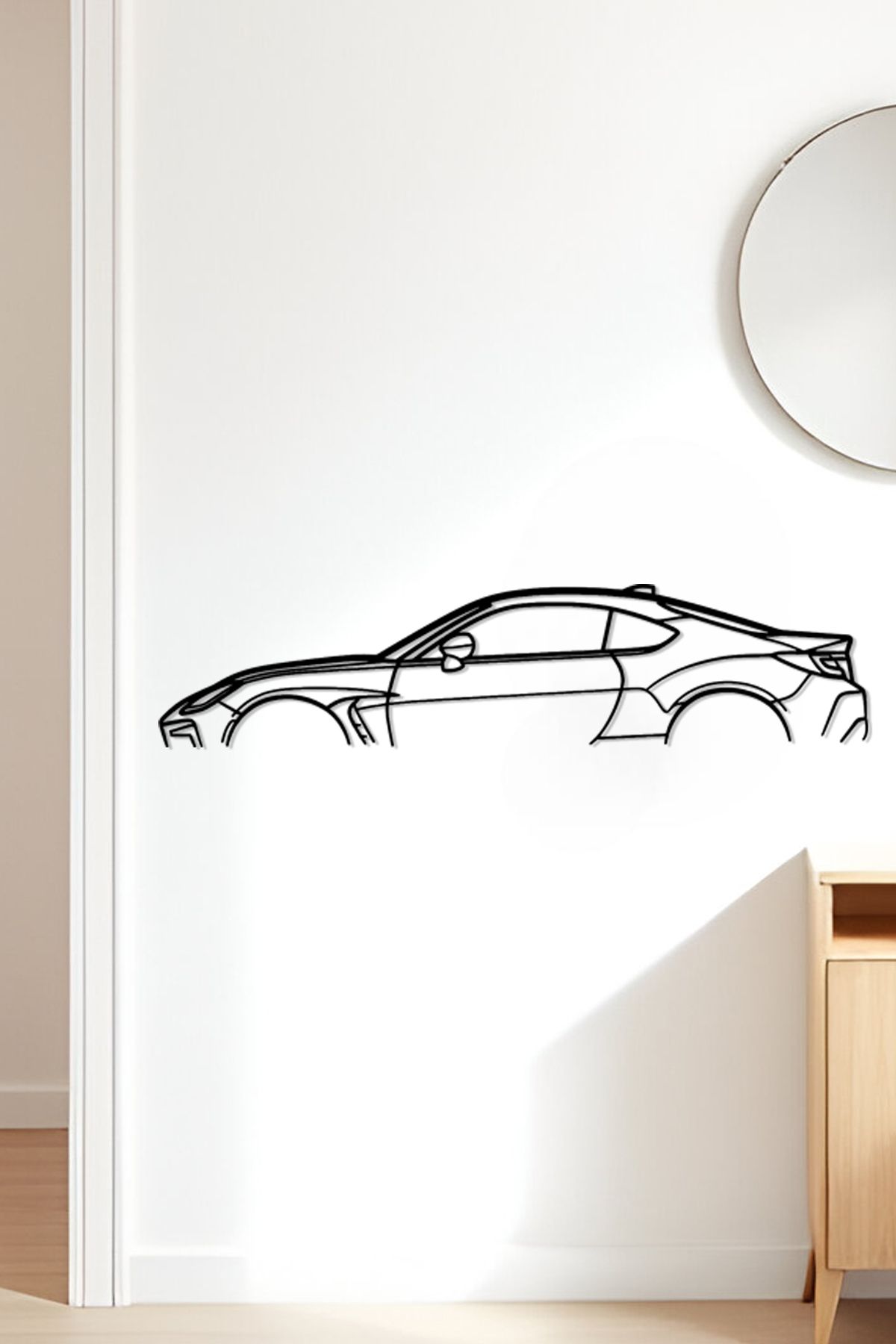 oalpo GT 86 Modern Dekoratif Tablo, Dolap, Duvar ve Kapı Üzerine Uygun, 3D Baskı, 20cm
