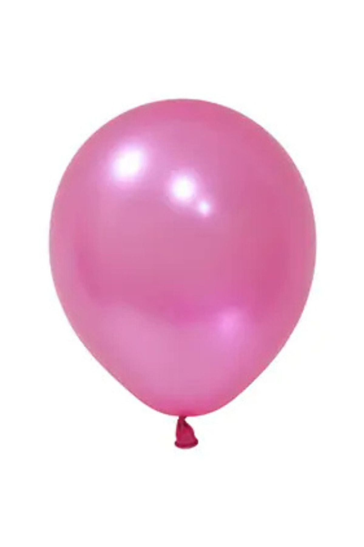 tedaks 20 Adet 5 İnç 12,5 Cm Metalik Fuşya Balon Doğum Günü Süsleme