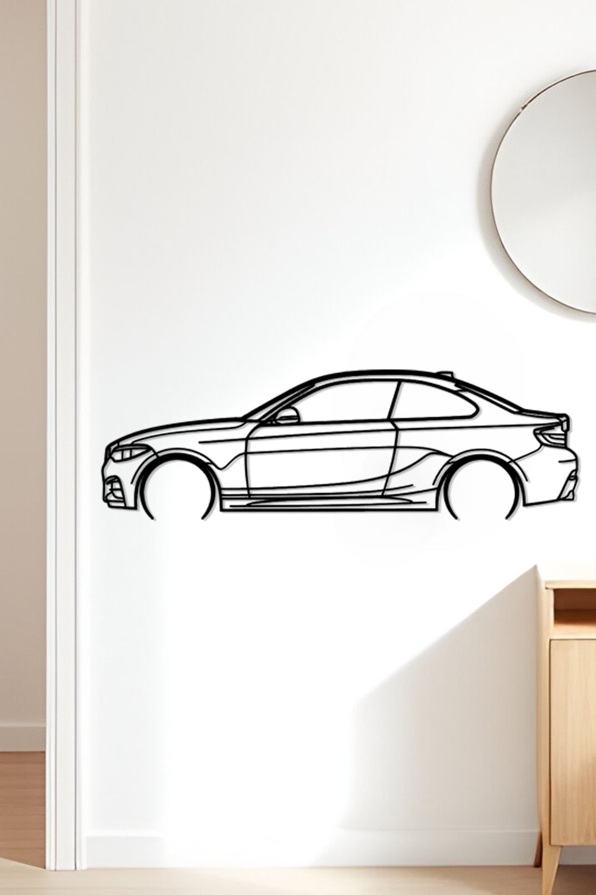 oalpo M2 Modern Dekoratif Tablo, Dolap, Duvar ve Kapı Üzerine Uygun, 3D Baskı, 20cm