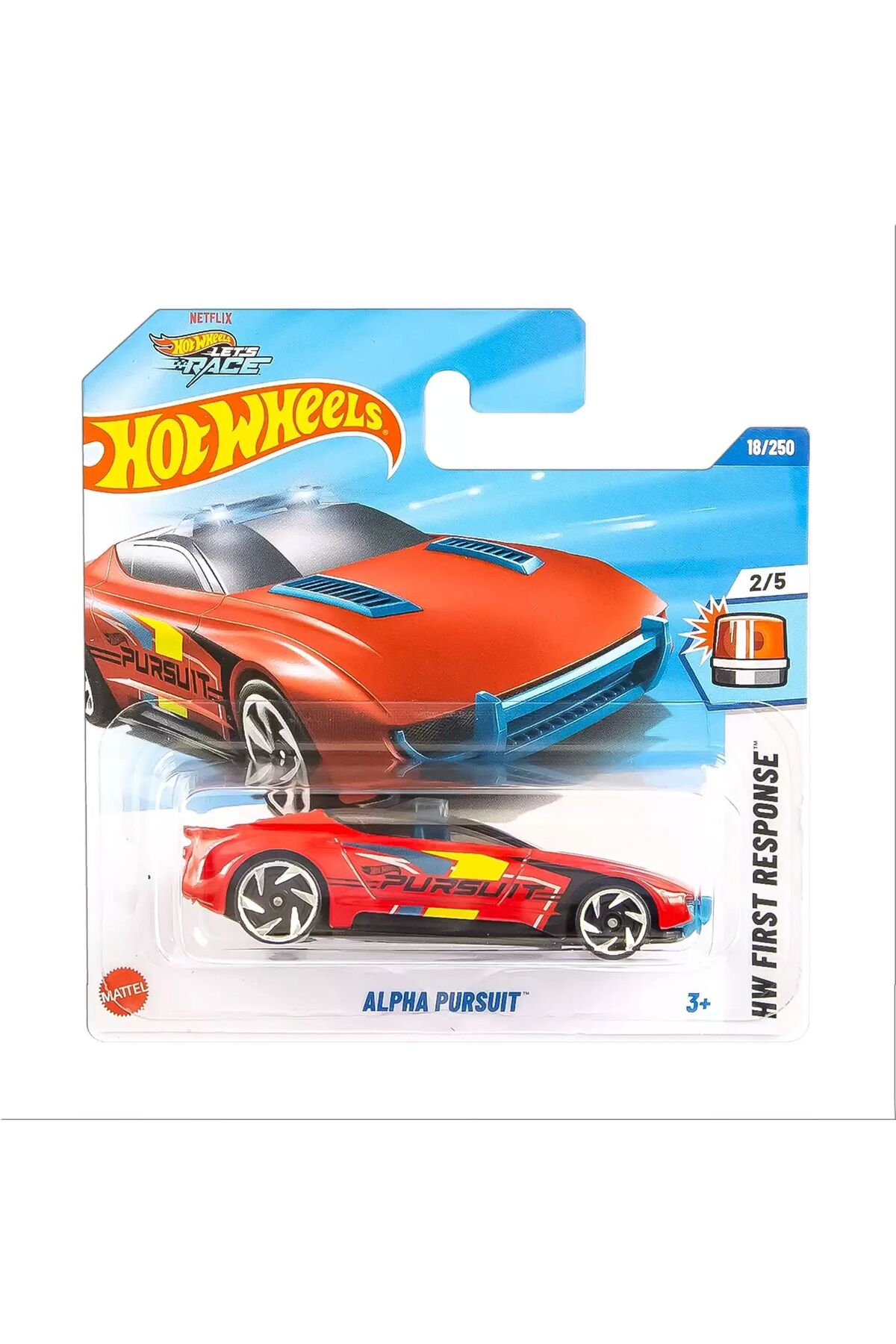 HOT WHEELS HW First Response Alpha Pursuit HYX49 2/5 -18/250 Tekli