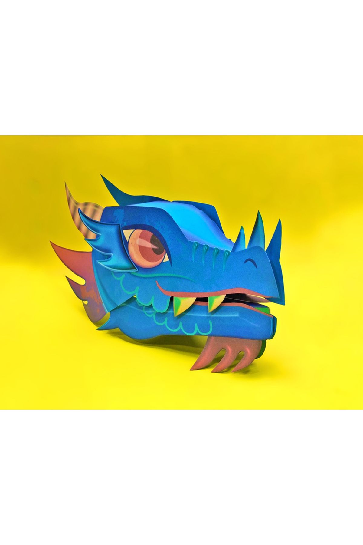 Probest DESIGN-Dragon Hand Puppet, Mentossori Cut Paste Art Puppet Hand Skill 2