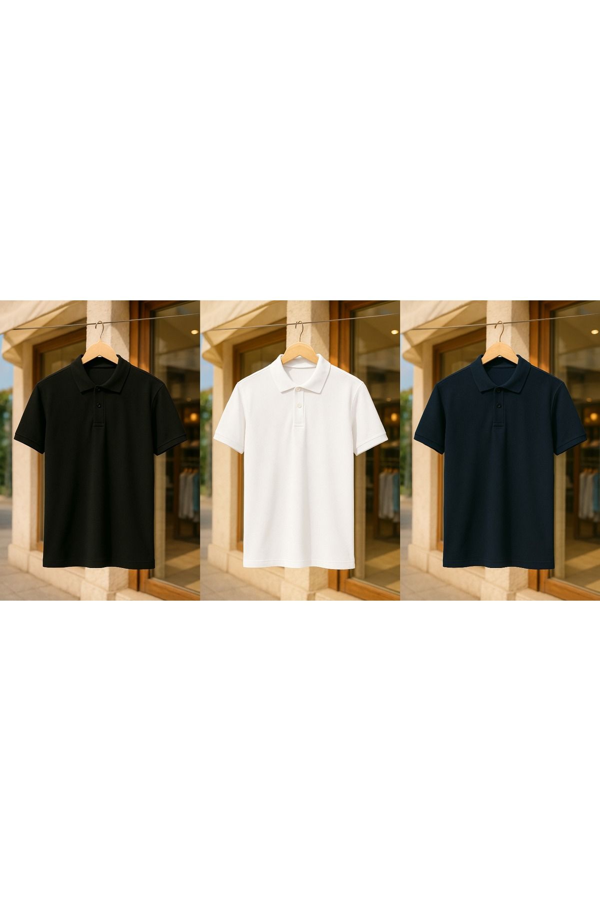 LC Waikiki Desensiz Basic Premium Erkek Polo Yaka 3'lü Paket