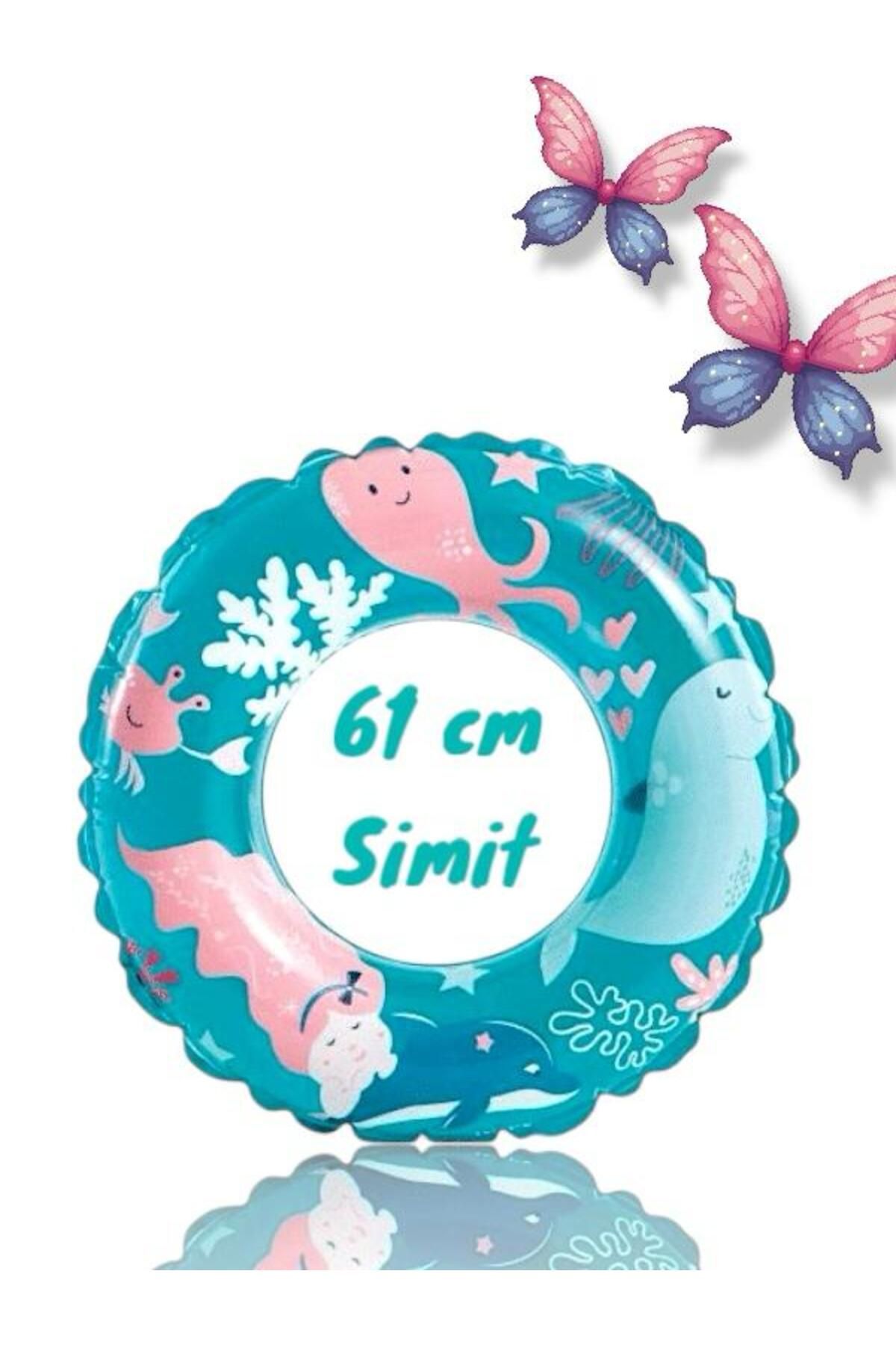 SAZE Şeffaf Baskılı Simit 61 cm