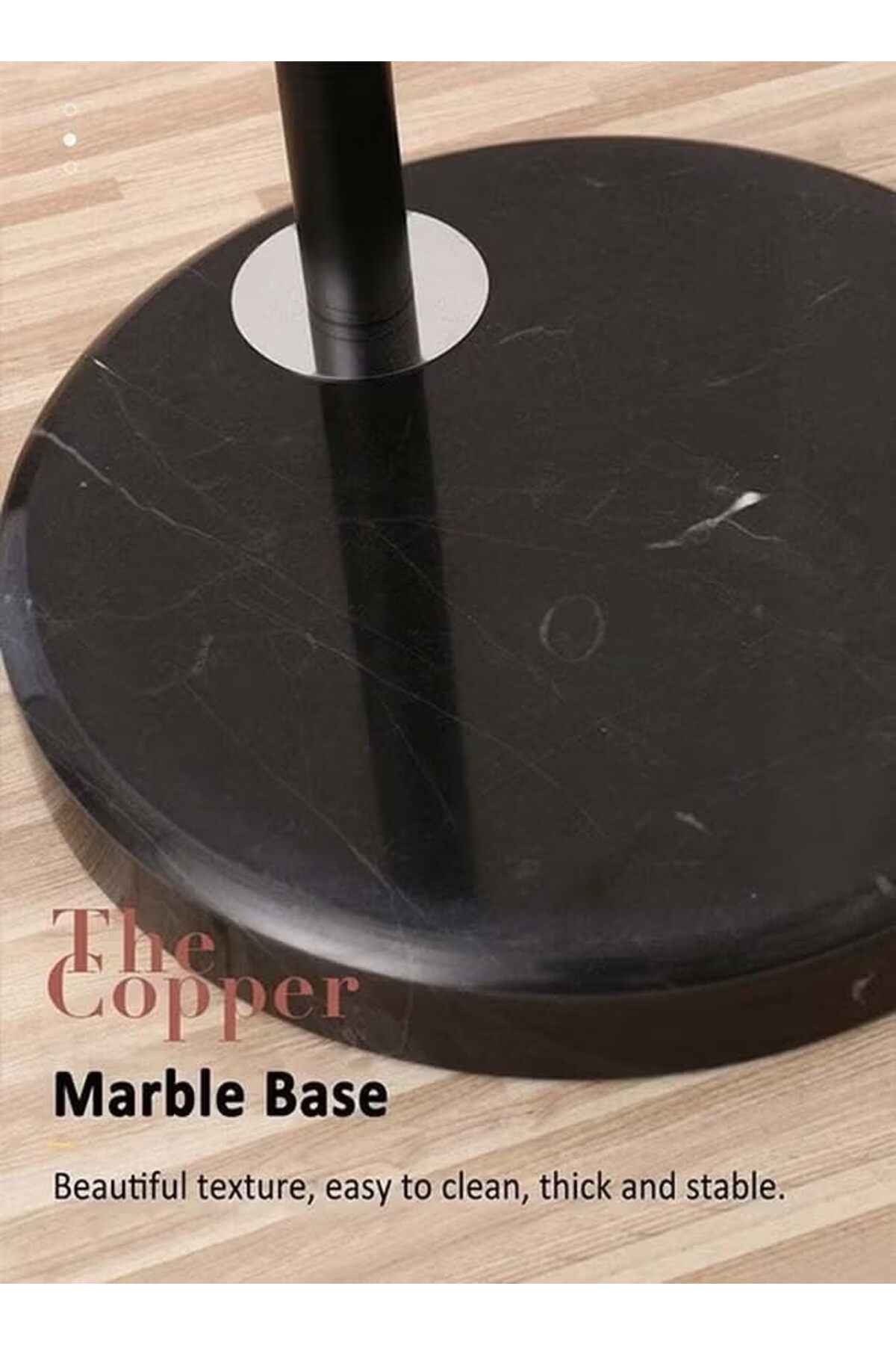 مصباح أرضي أبيض دافئ من أرابست، 185×38 سم