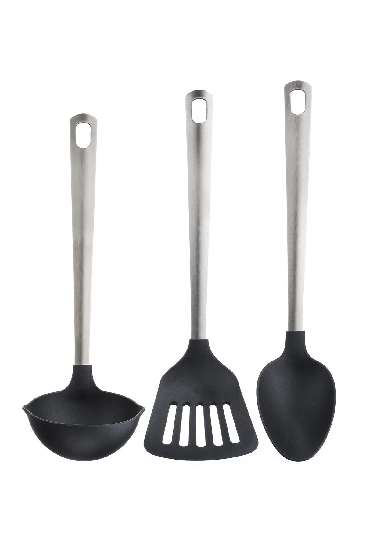 IKEA 3 Parça Pişirme Servis Gereçleri Seti İkea Kepçe, Spatula Ve Servis Kaşığı Seti