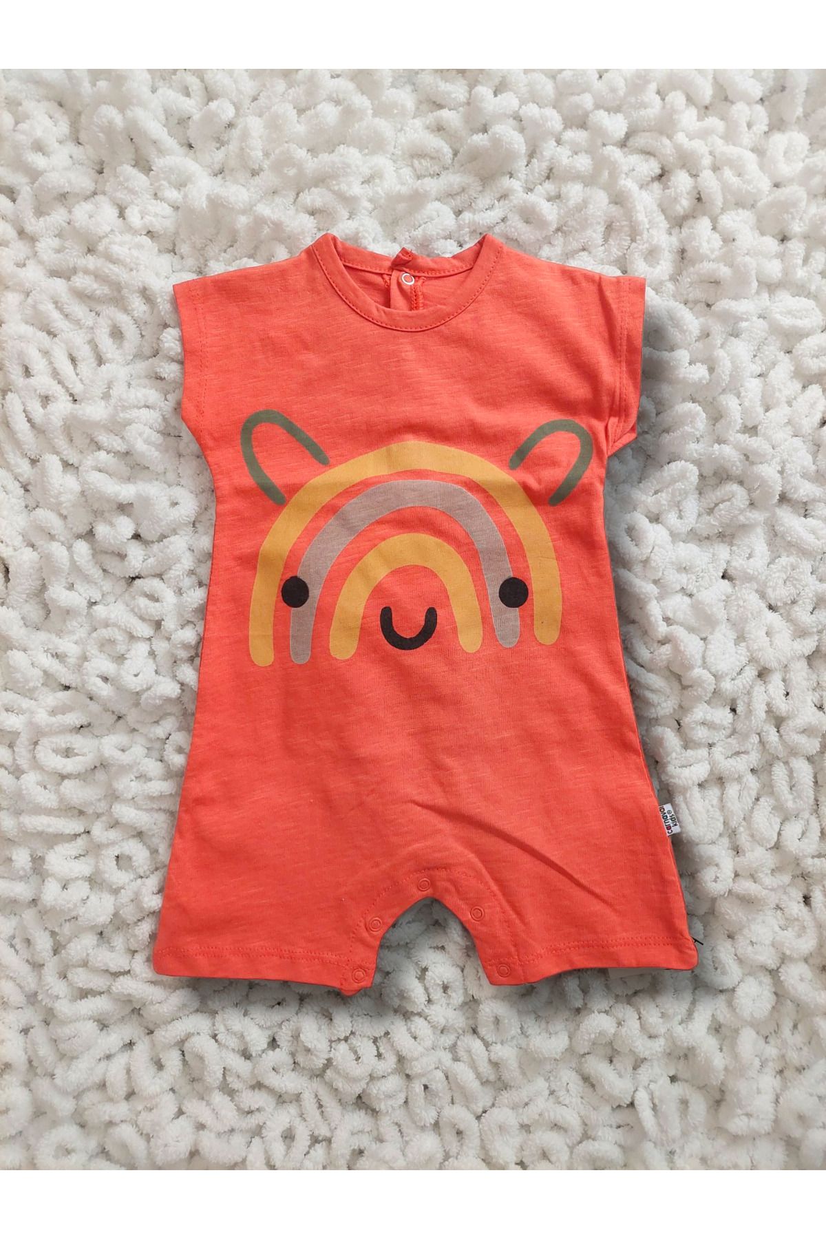 ANEMOM KİDS bebek yazlık çıtçıtlı tulum unisex