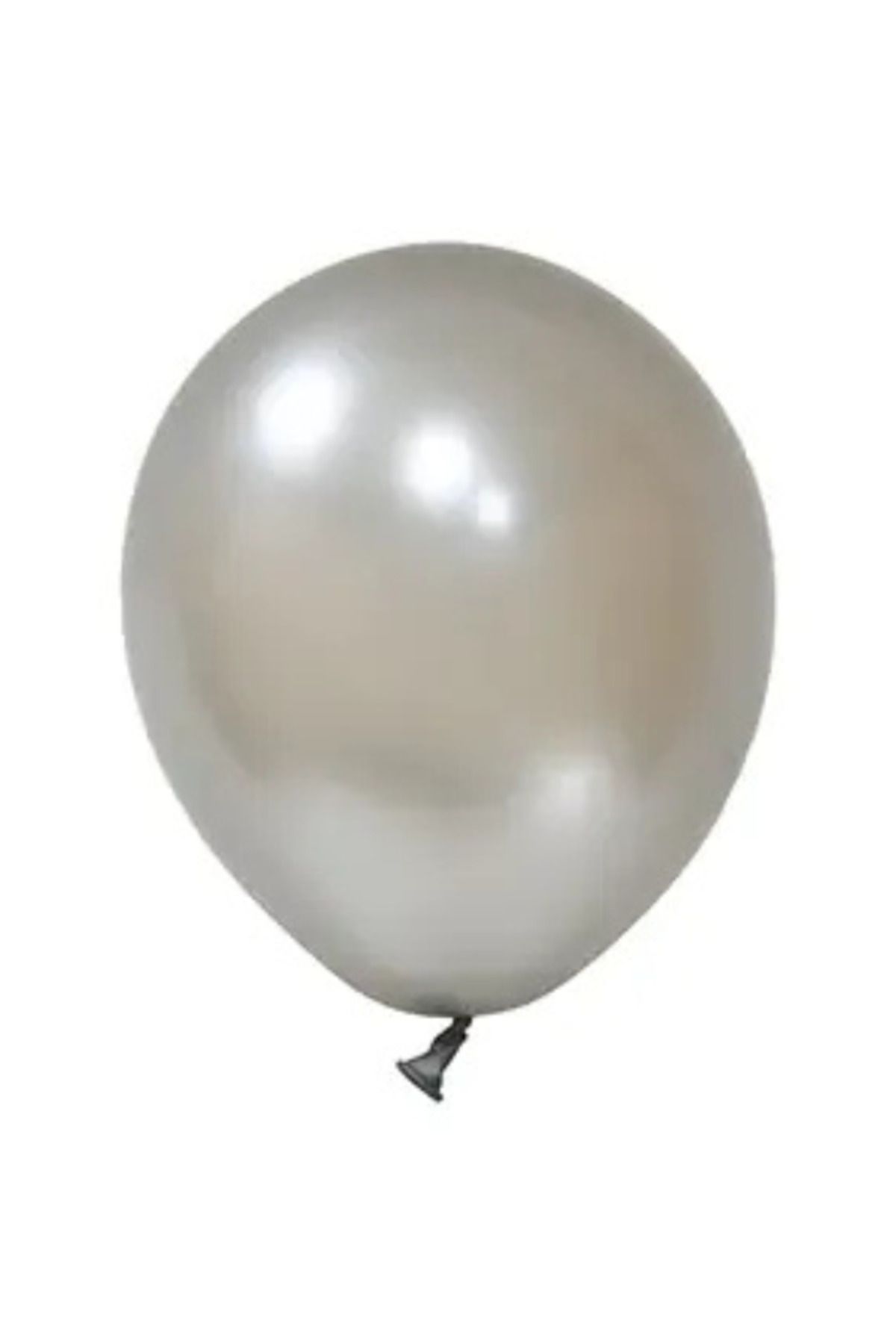 tedaks 20 Adet 5 İnç 12,5 Cm Metalik Gümüş Balon Doğum Günü Süsleme