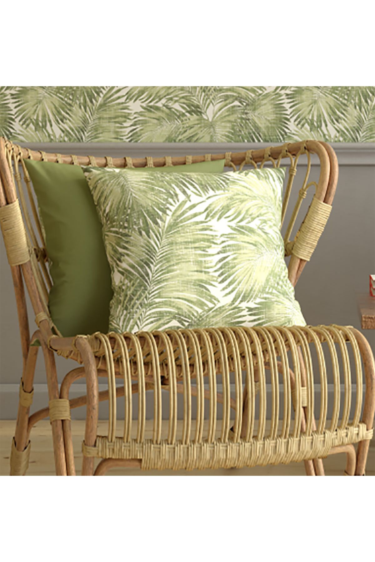 Zeren Home Sıvıya ve Lekeye Dayanıklı Desenli Dekoratif Kırlent Kılıfı 42x42 - 2 Adet