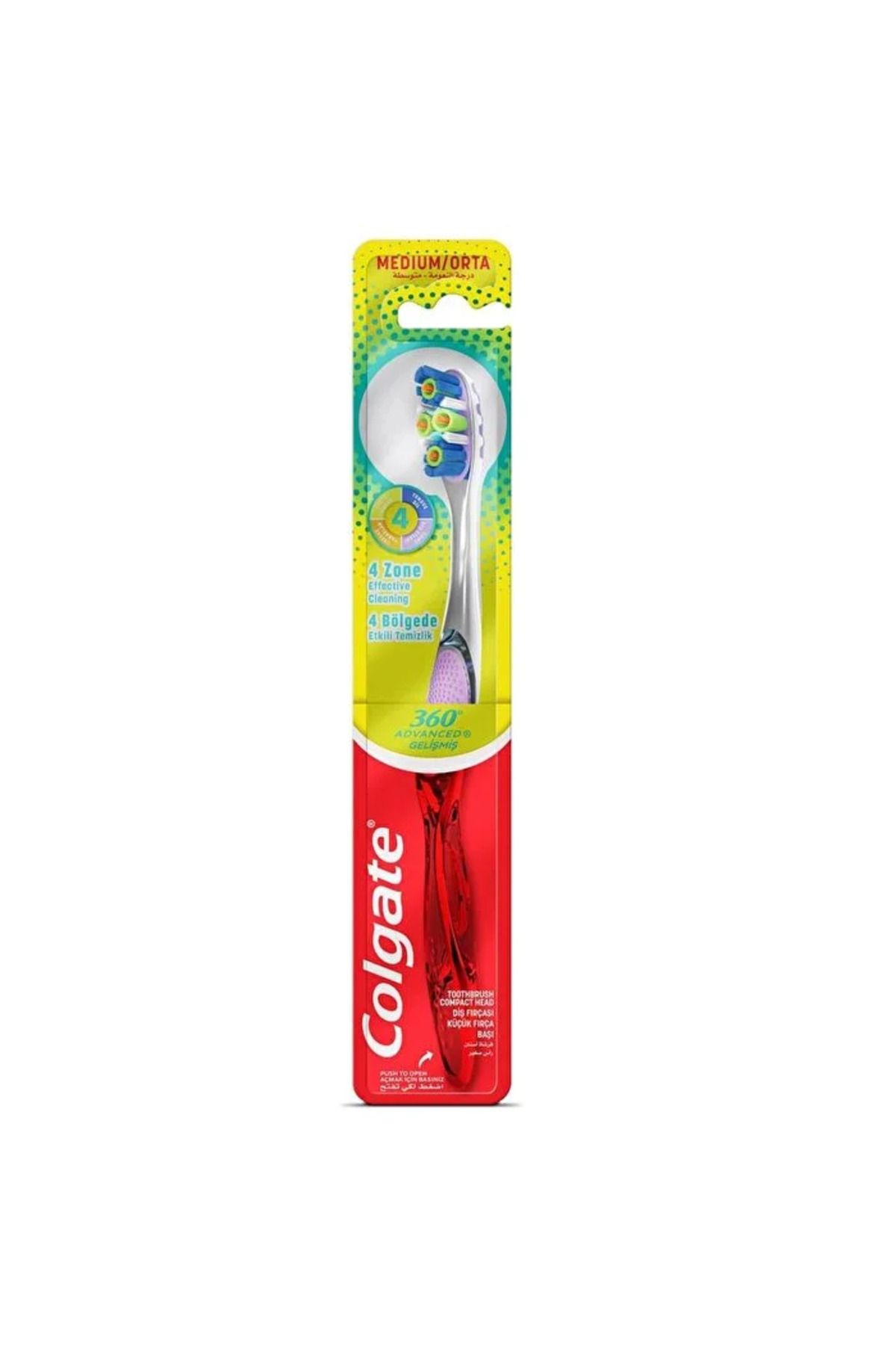 Colgate Diş Fırçası - 360 Gelişmiş 4 Yönlü Koruma - 1 adet