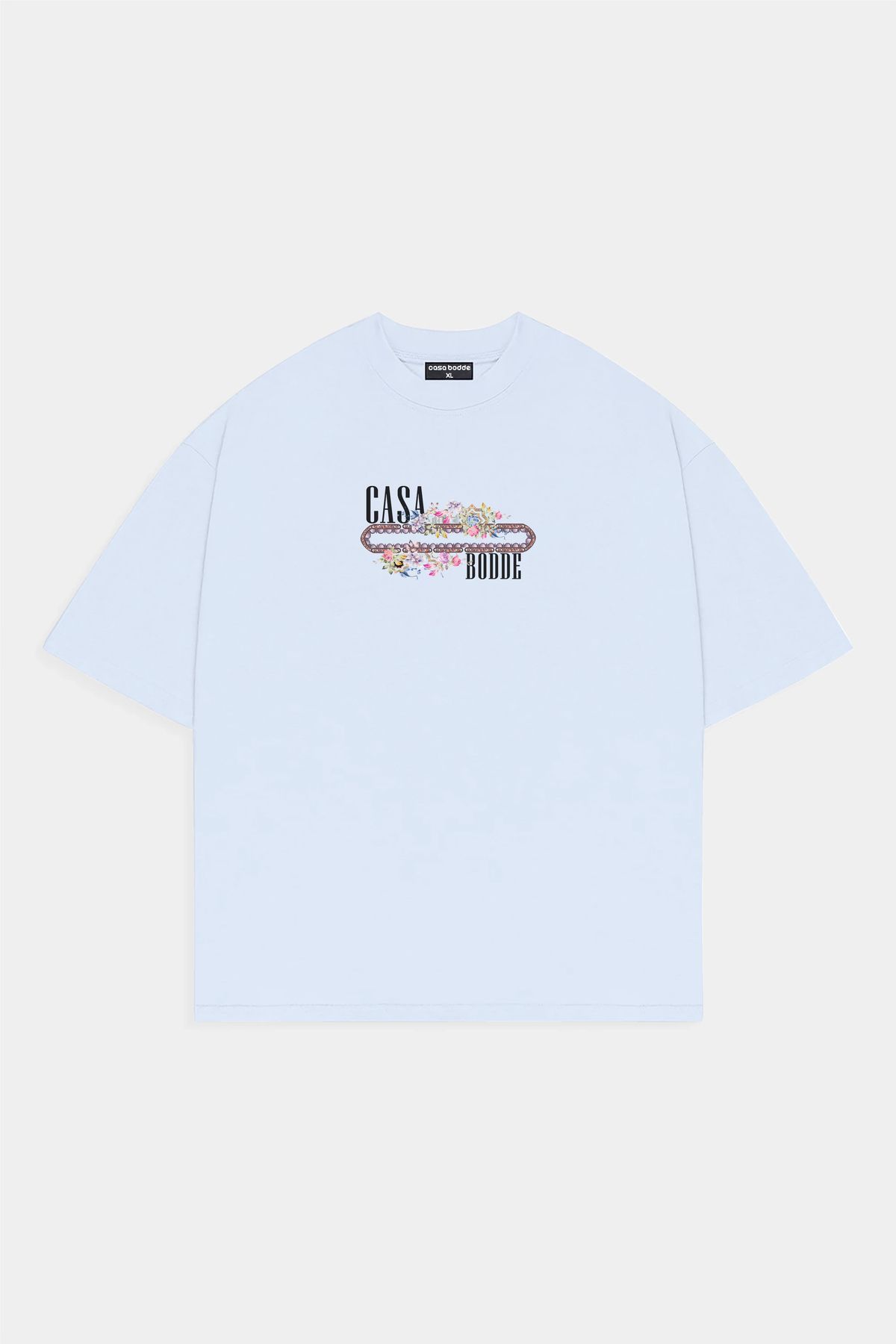 Casa Bodde Çiçek Logo Baskılı Unisex Tişört