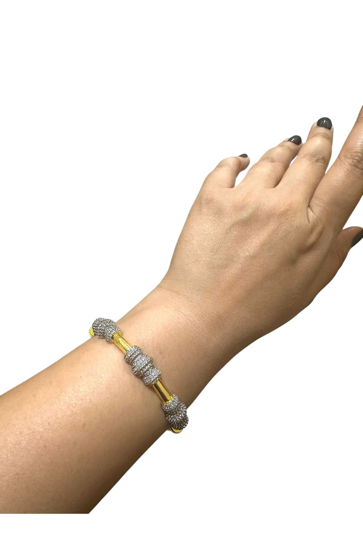 SELISYAJEWELRY Premium Taşlı Kelepçe
