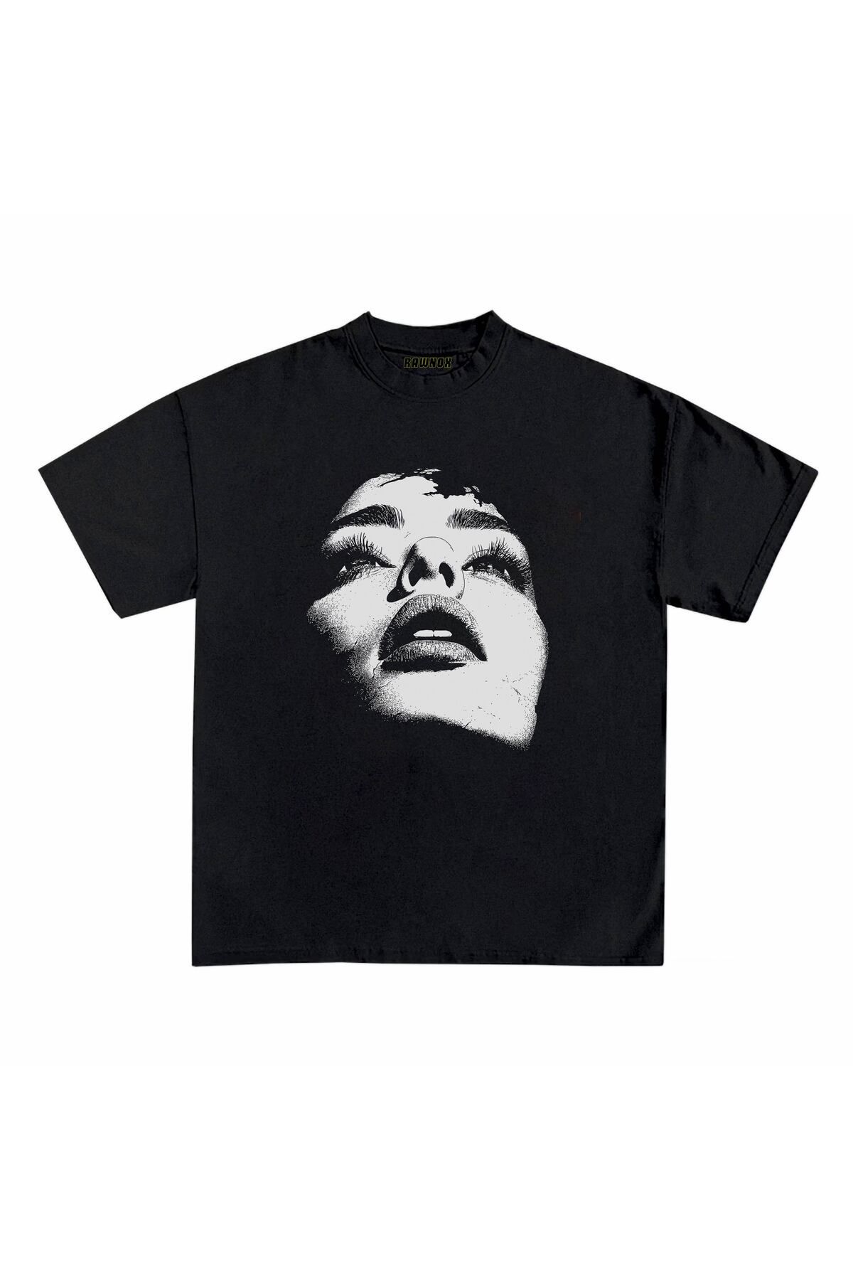 RawNox Unisex Bol Kalıp The Malor Baskılı T-shirt