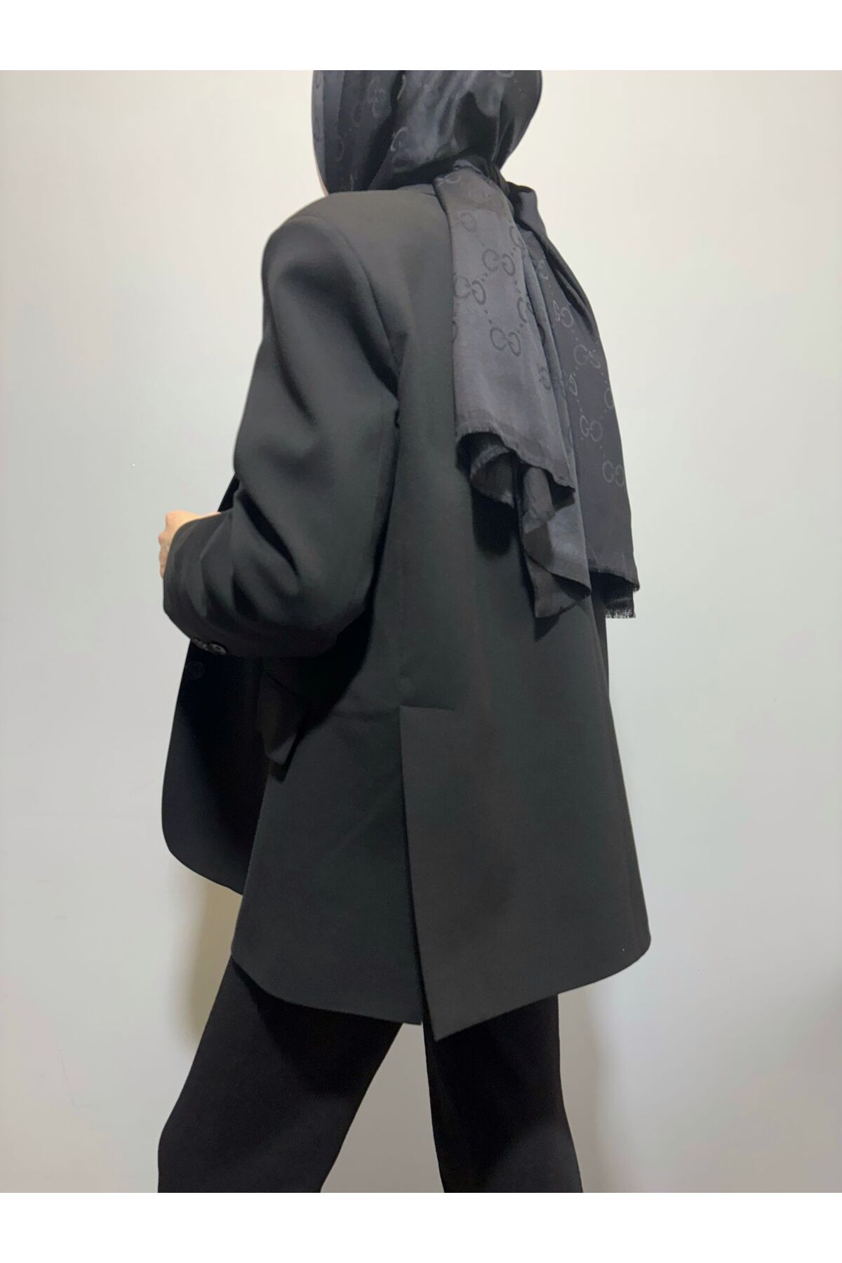 BEYBACO-Jachetă BLAZER CU CĂPTUȘE CU FĂRĂ DEȚĂRARE DE DIMENSIUNE MARE - Jachetă BLAZER - Jachetă DE DIMENSIUNE MARE 4