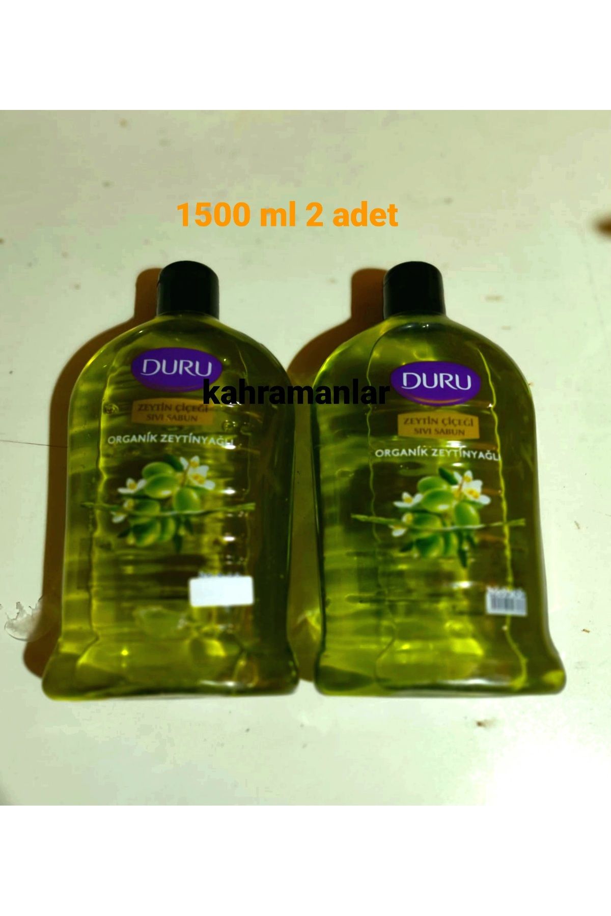 YEŞİLLİ STORE Zeytin çiçeği sıvı sabun 2 adet 1500ml
