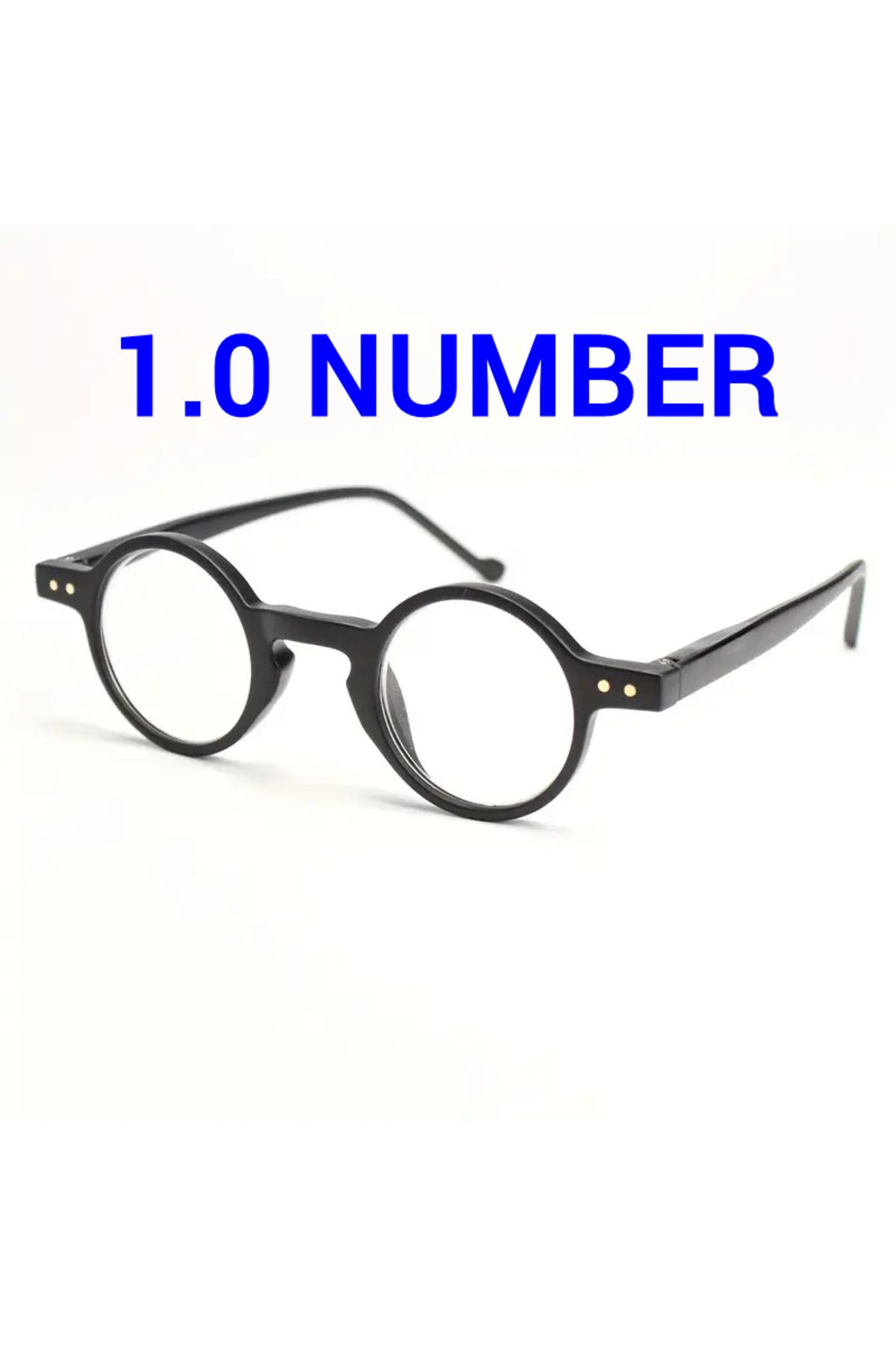 nasilolmaz Mavi Işık Engelleyici Vintage Yuvarlak Harry Potter 1.0 - 1.5 - 2 Numara Siyah Okuma Gözlükleri