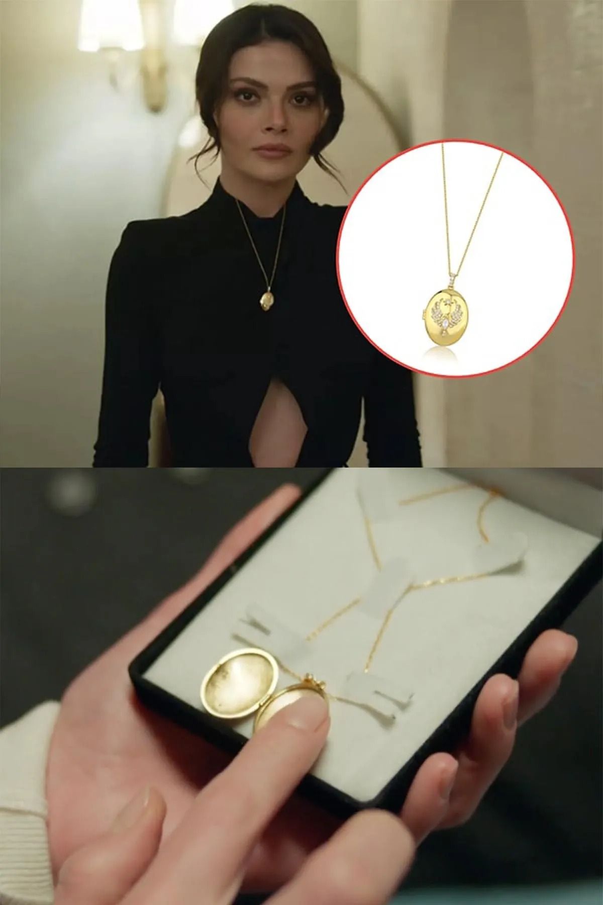 LAVİNYAMJEWELLERY ÇELİK ALYA KOLYE 45 CM GOLD
