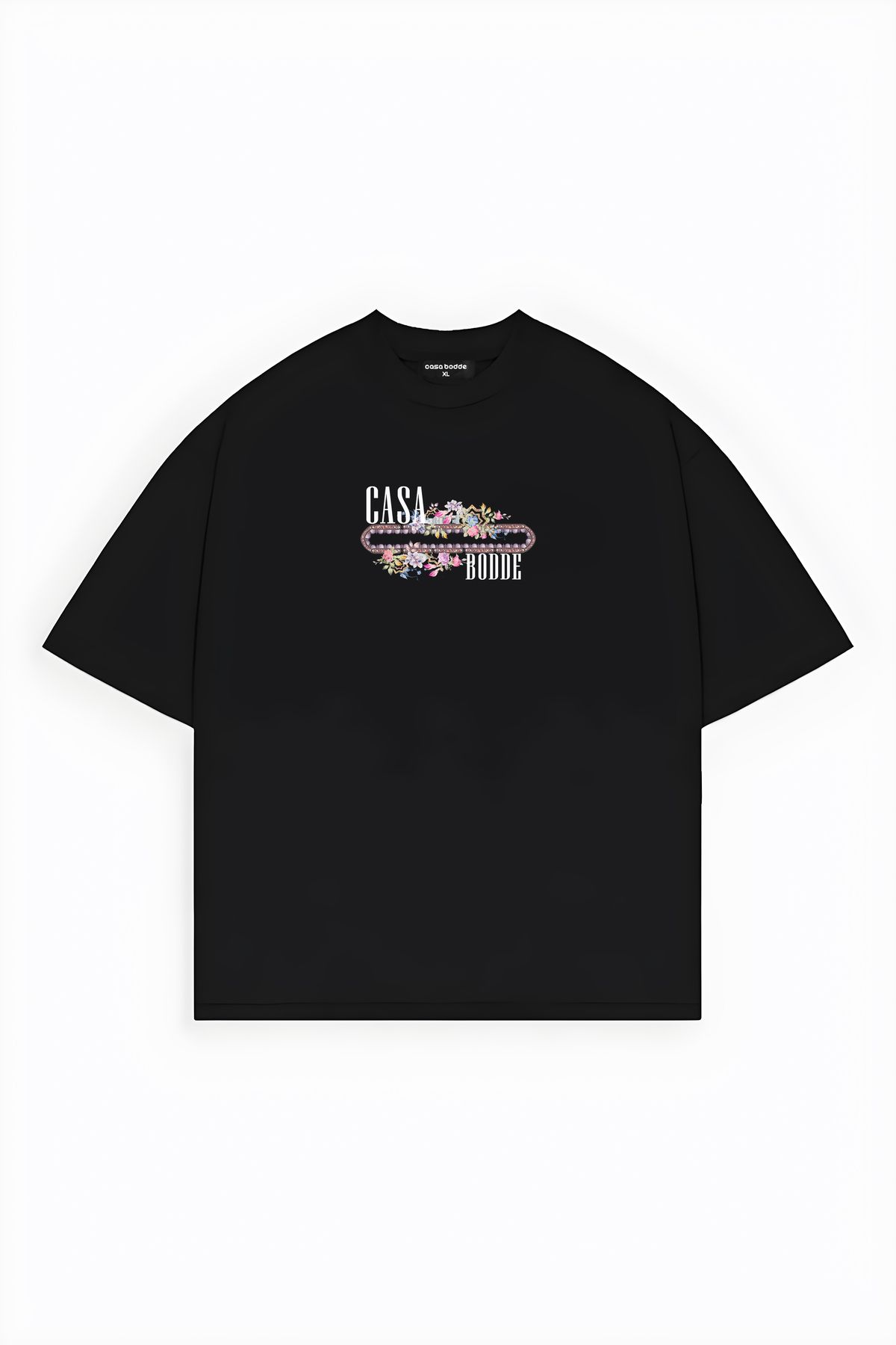 Casa Bodde Çiçek Logo Baskılı Unisex Tişört