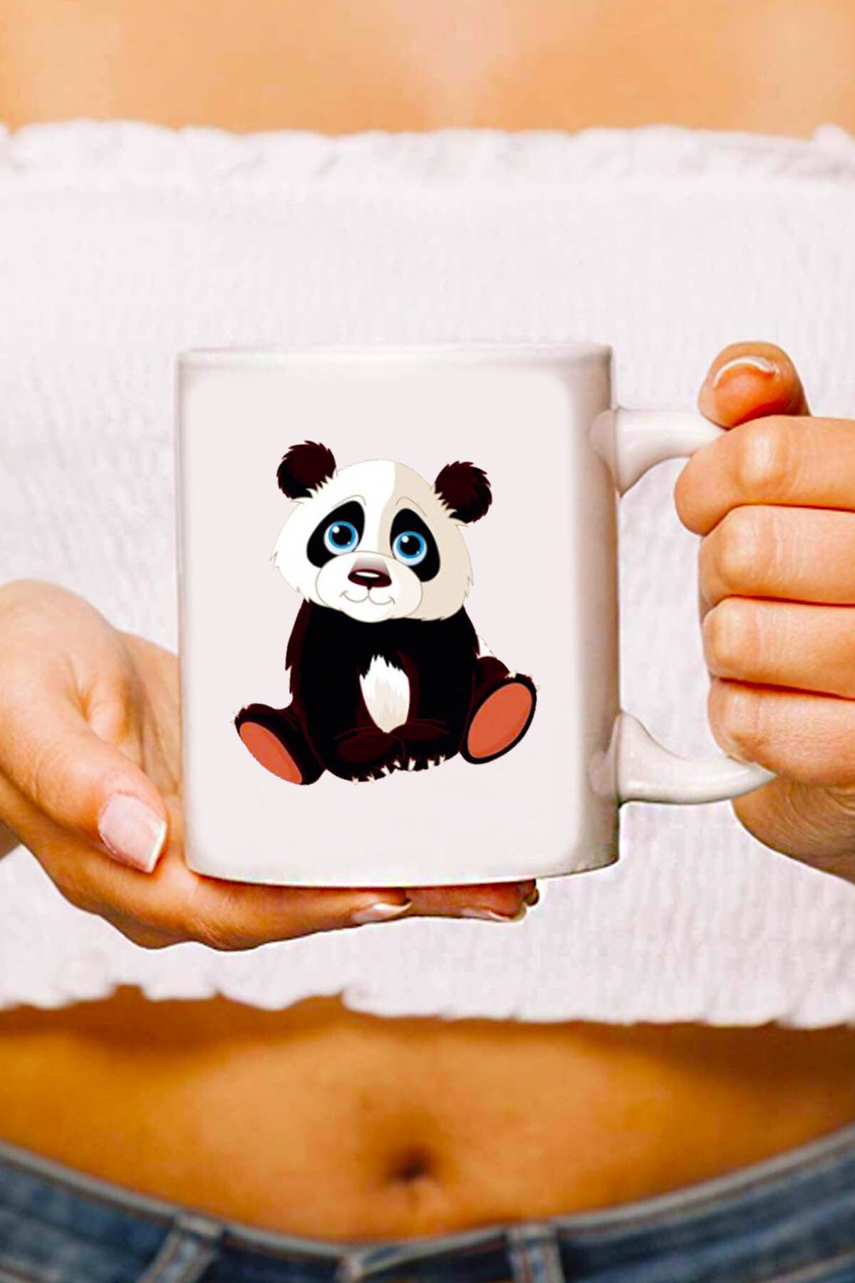 RETROGO Panda Baskılı Kupa