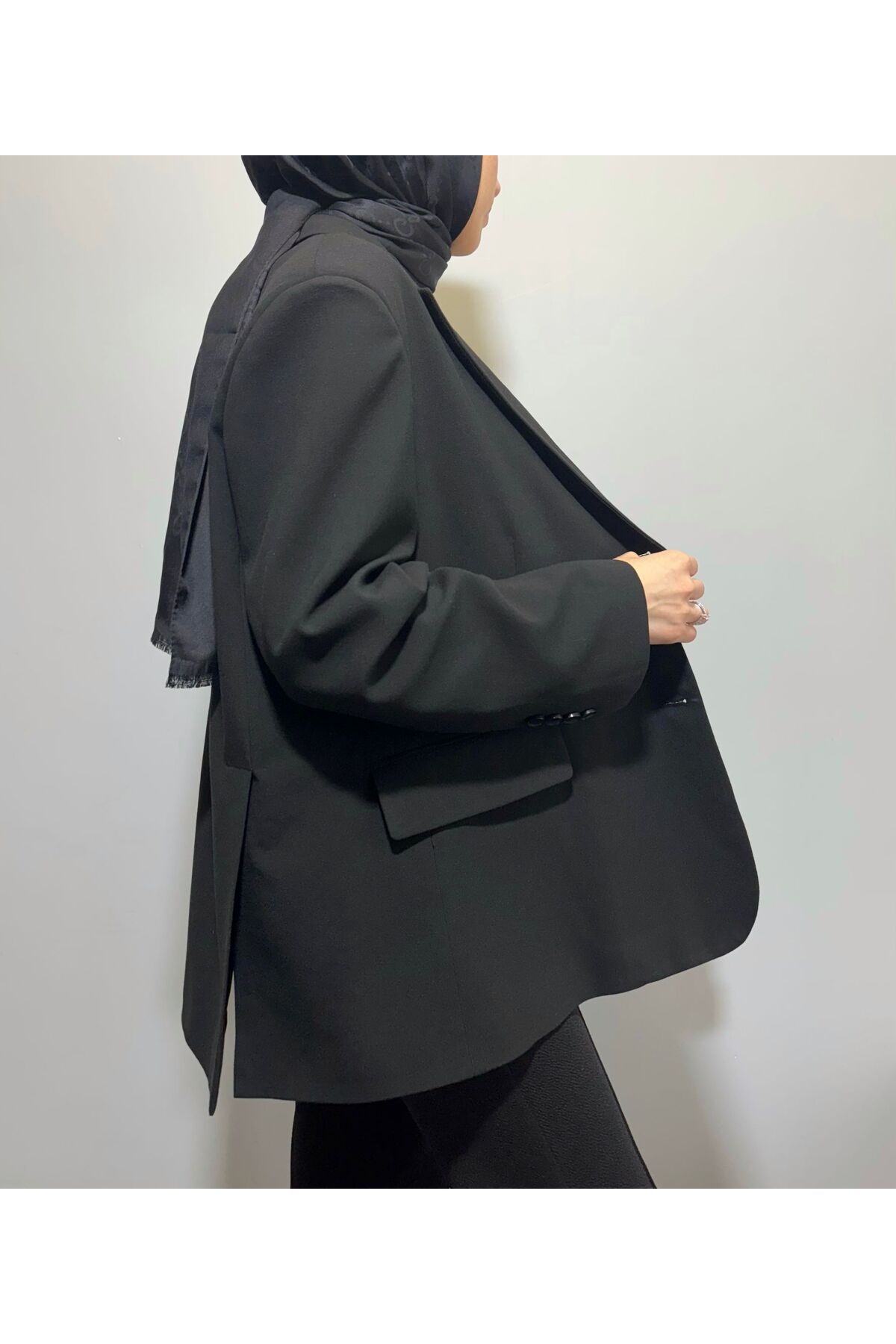 BEYBACO-Jachetă BLAZER CU CĂPTUȘE CU FĂRĂ DEȚĂRARE DE DIMENSIUNE MARE - Jachetă BLAZER - Jachetă DE DIMENSIUNE MARE 2
