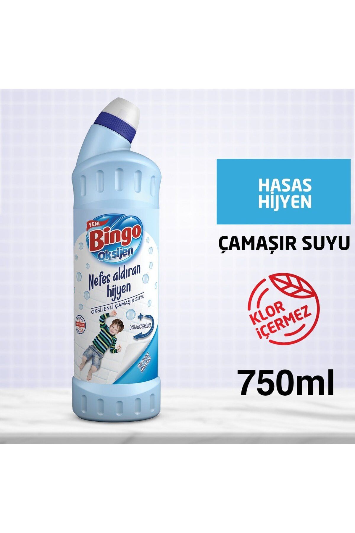 Bingo Oksijen Hassas Hijyen Limon 750 ml