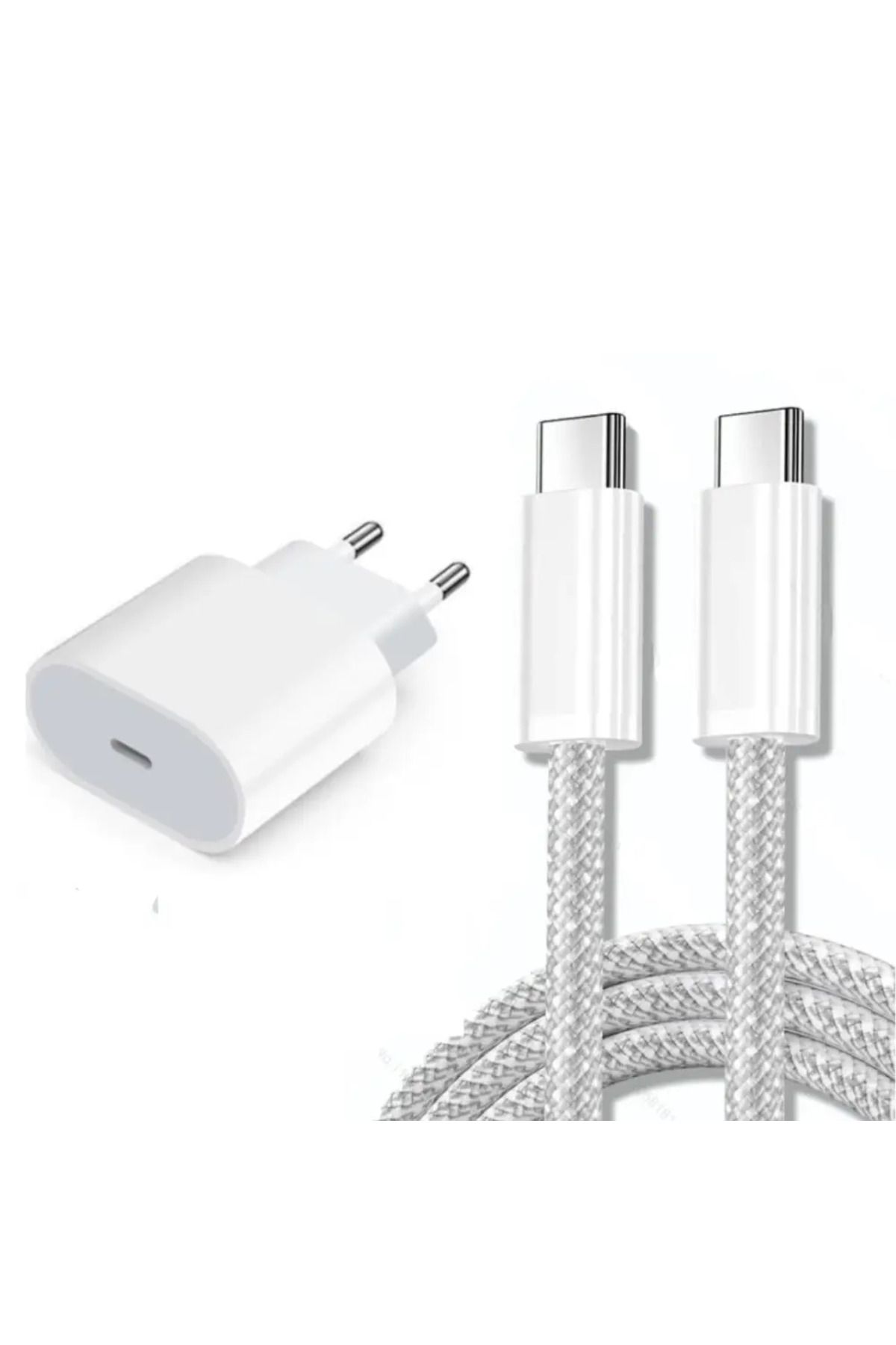 dream case Iphone USB-c to USB-c Cable 20w Iphone 15 Iphone 16 Uyumlu Hızlı Şarj Aleti Adaptör Kablo Set