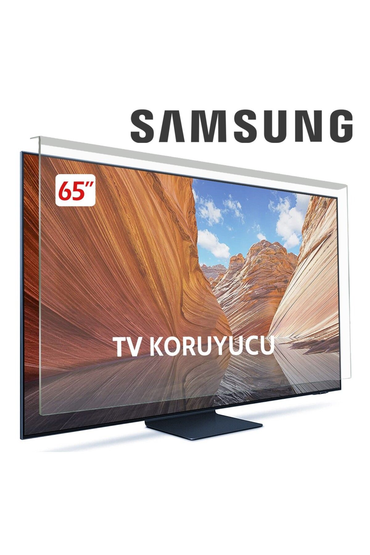Bestekran Samsung 65QN90F Tv Ekran Koruyucu 65" inç KIRILMAZ QLED KORUYUCU QE65QN90FATXTK