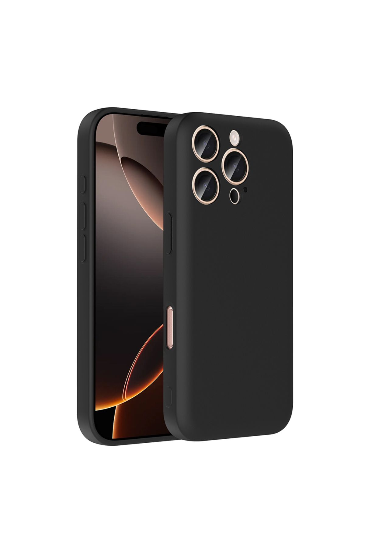 Başkenttekno iPhone 16 Pro Max Kılıf Kamera Korumalı Kartlık Hazneli Vitra Kapak
