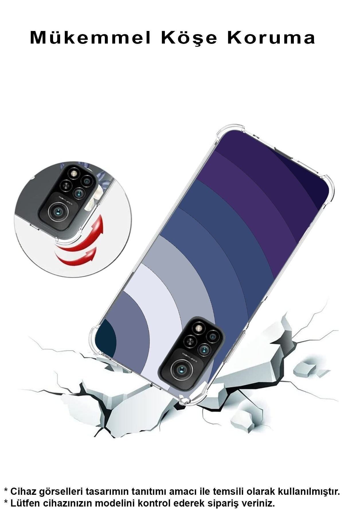 PrintiFy Samsung Galaxy S23 Ultra ile Uyumlu Köşe Korumalı Antişok Kapak Renk Cümbüşü Tasarımlı Kılıf