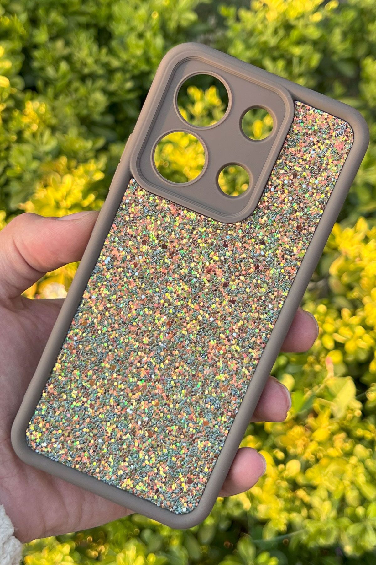 CEPSTOK Samsung Galaxy A05S Kılıf Taşlı Işıltılı Darbe Önleyici Silikon Kapak