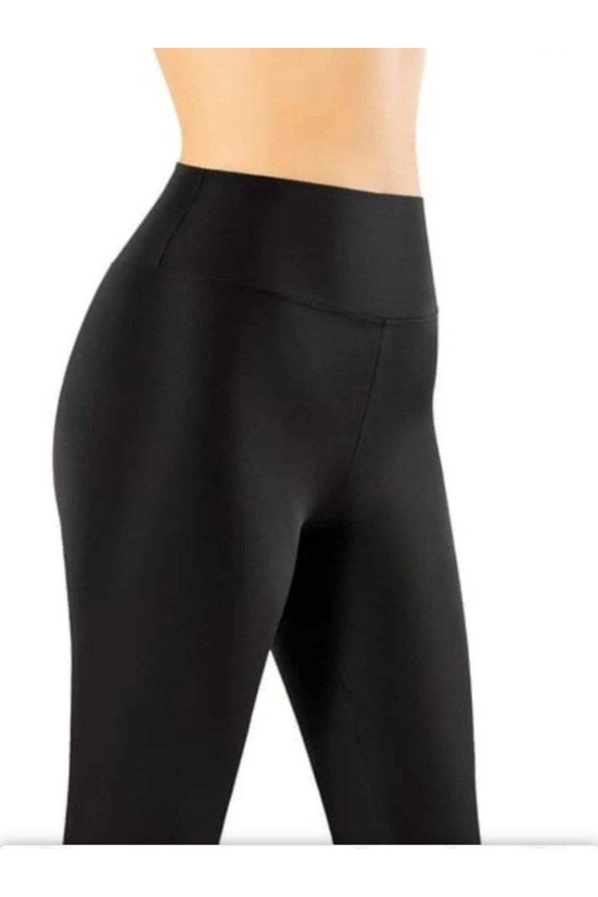 SANAT VE MODA Kadin siyah spor tayt sıkılaştırıcı toparlayıcı yüksek bel sporcu taytı