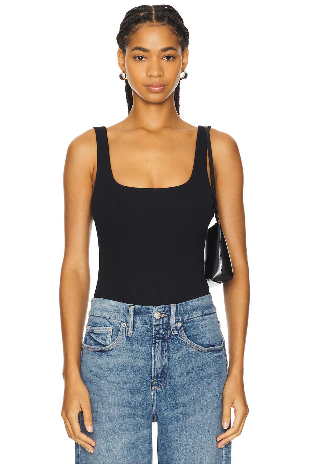 zaccana z Kadın Sıfır Kol Çift Kat Sırt Dekolte Sandy Bodysuit