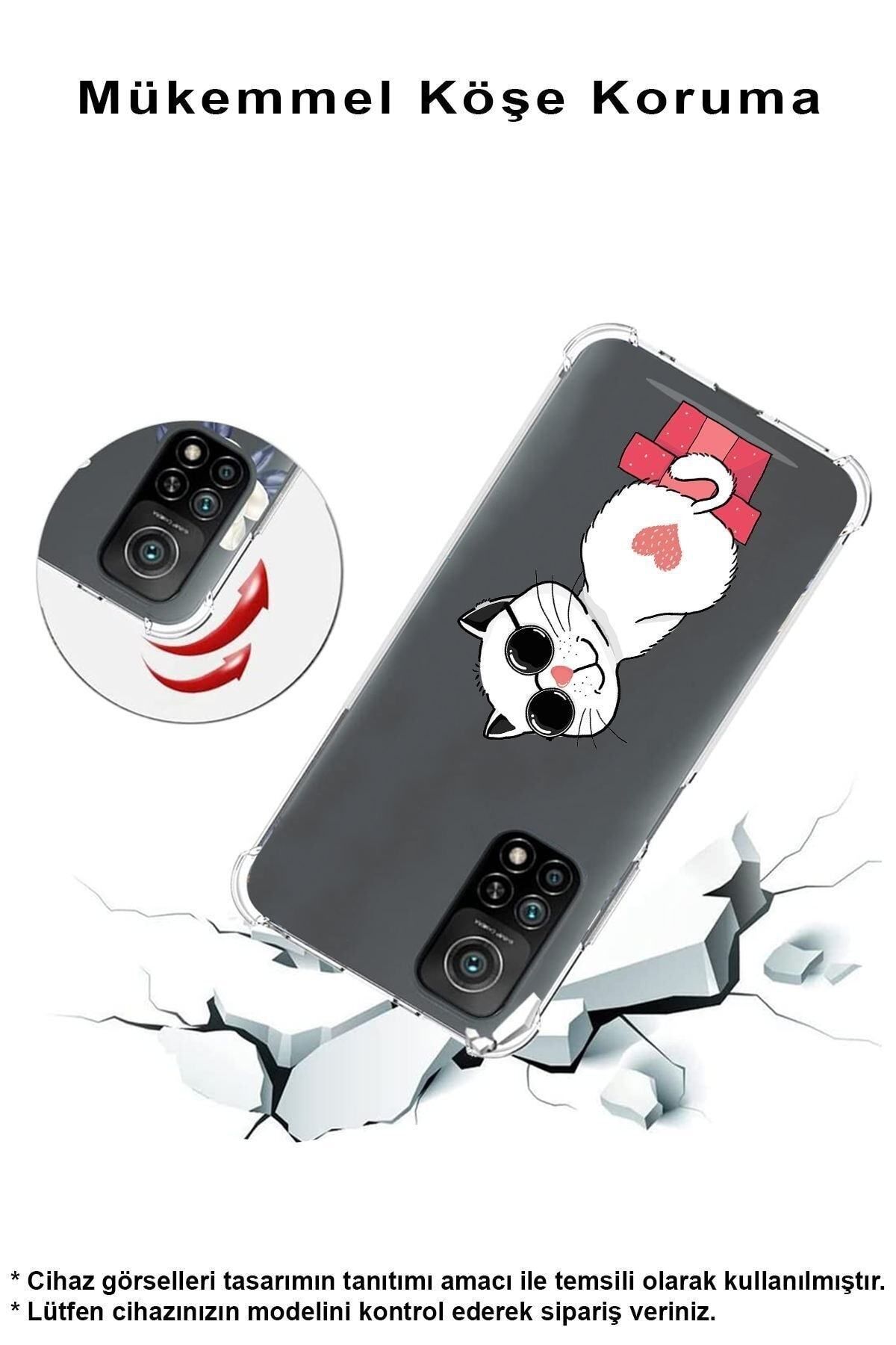 PrintiFy Samsung Galaxy S23 Ultra ile Uyumlu Köşe Korumalı Antişok Kapak Coolcat Tasarımlı Kılıf