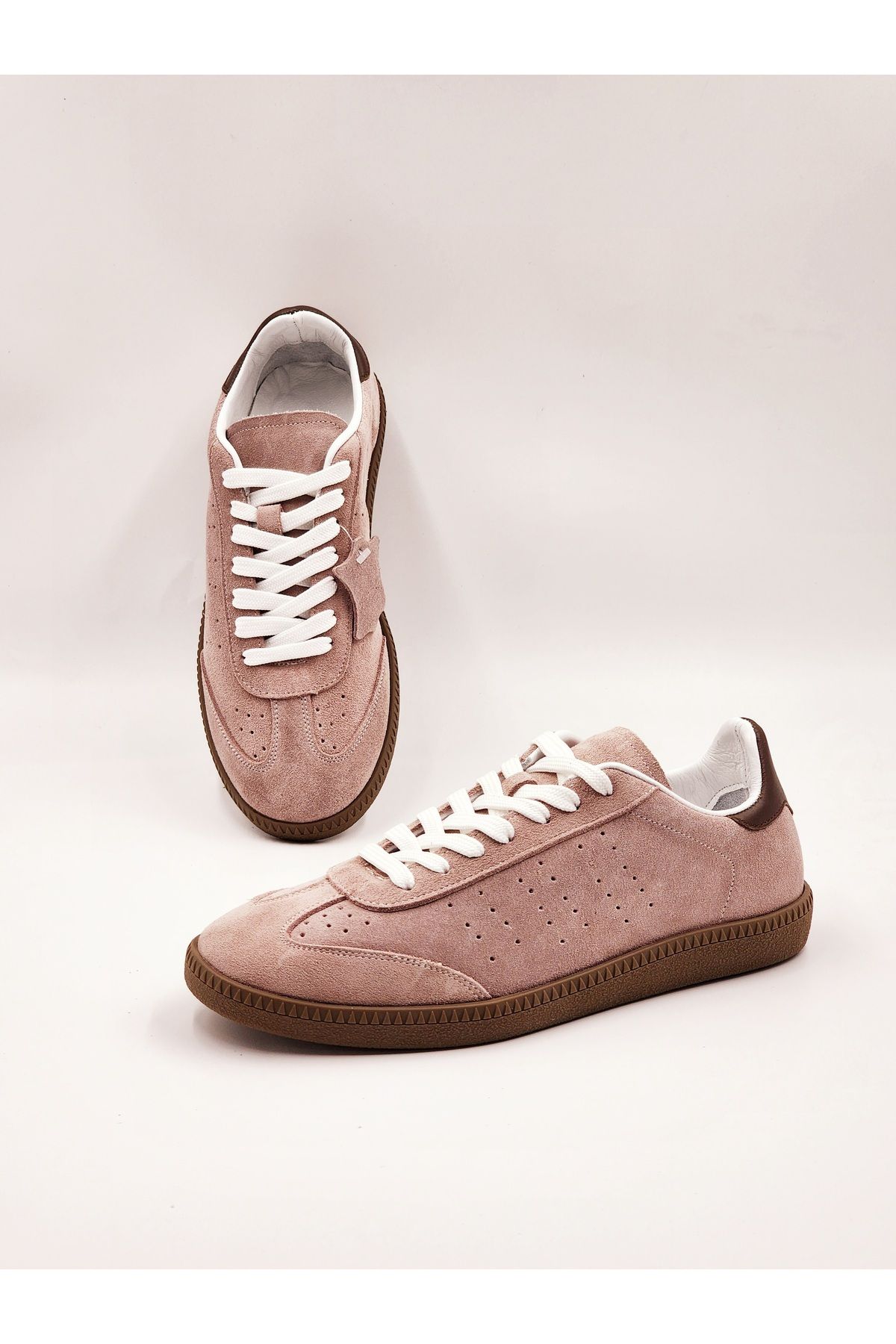 Ega ayakkabı Hakiki süet Kadın sneaker