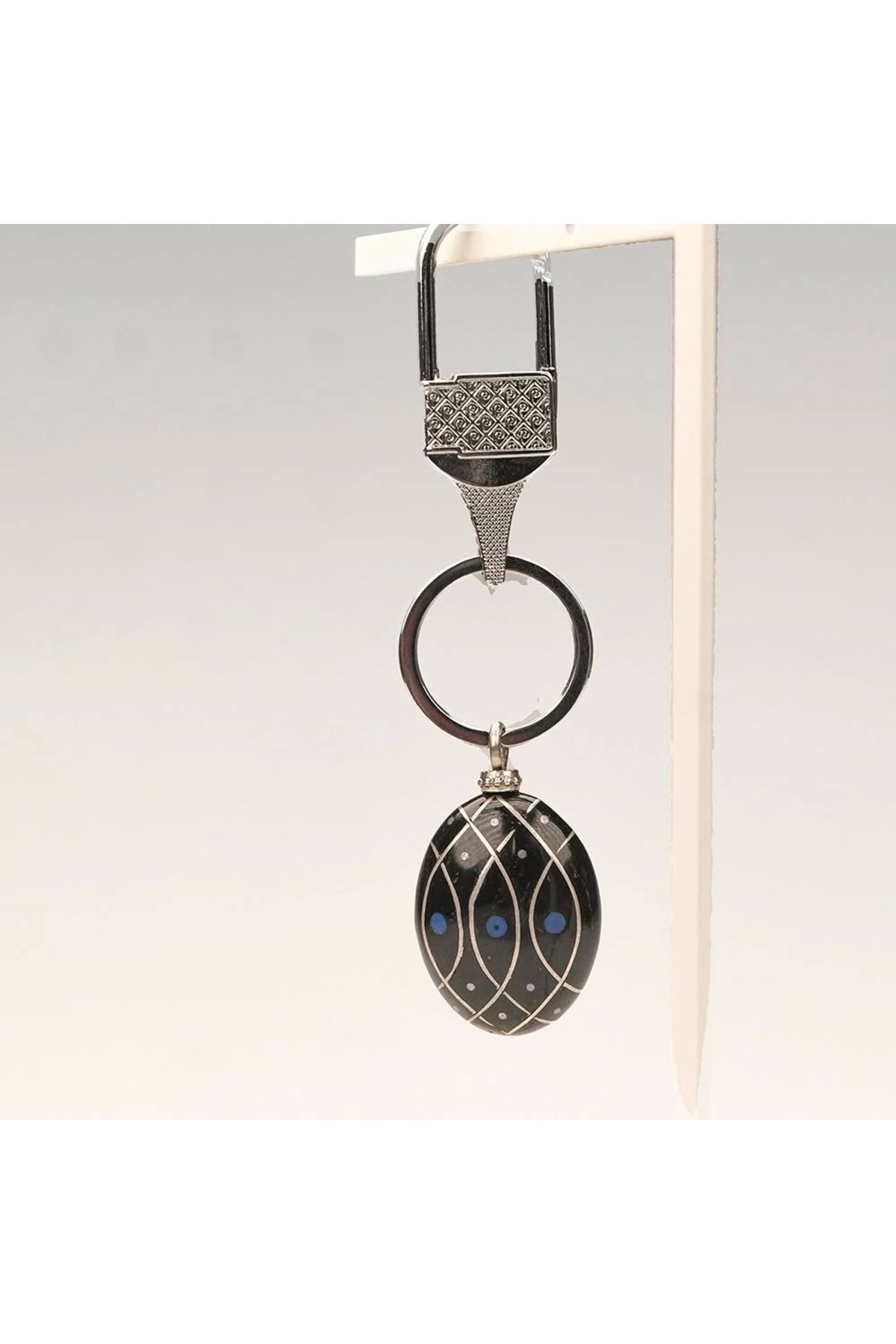 OurStyles Gümüş Desen Anahtarlık
