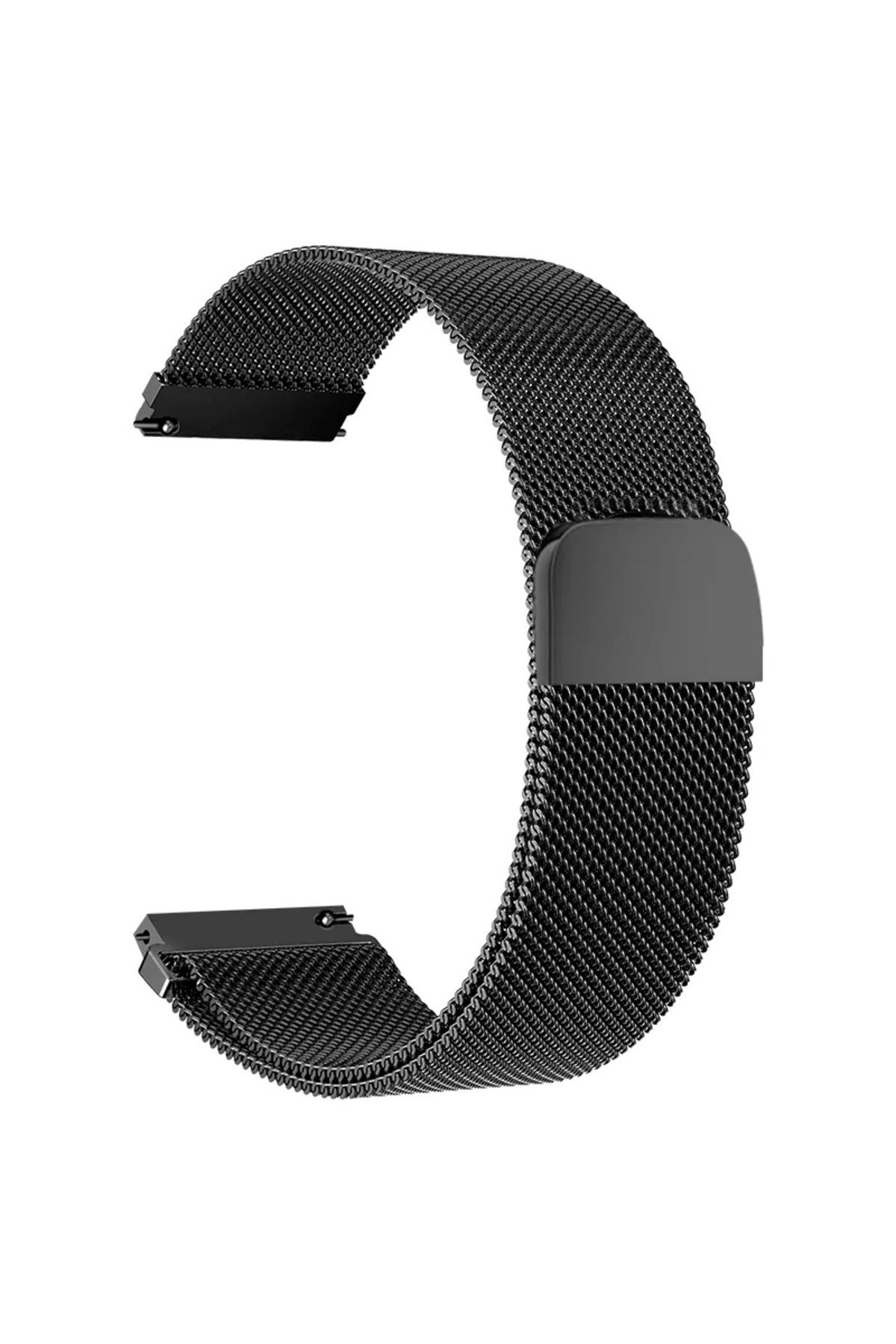 Dmay Haylou Rs4 / Haylou Rs4 Plus Uyumlu Hasır Metal Kordon 20MM