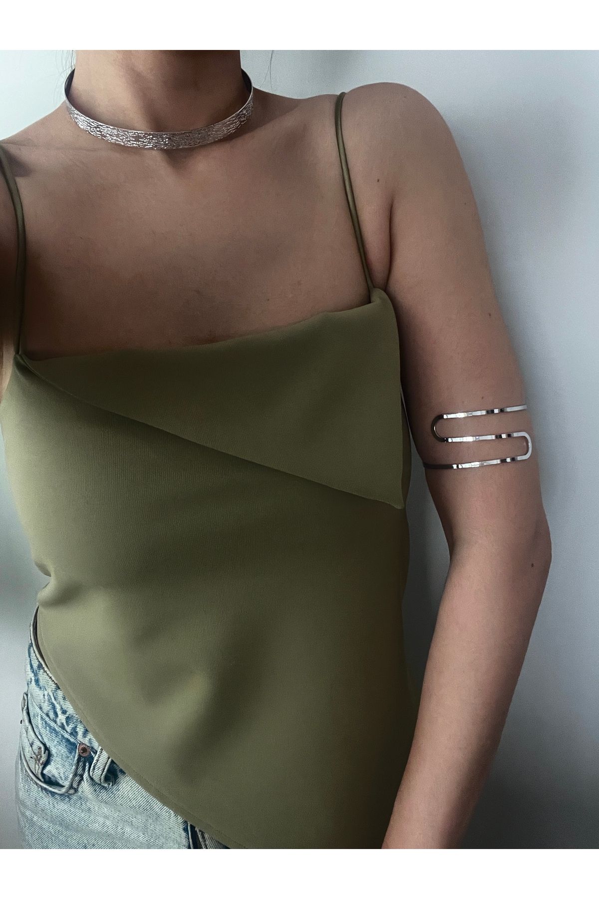 Hoop jewelery tasarım minimal pazu bilekliği armcuff