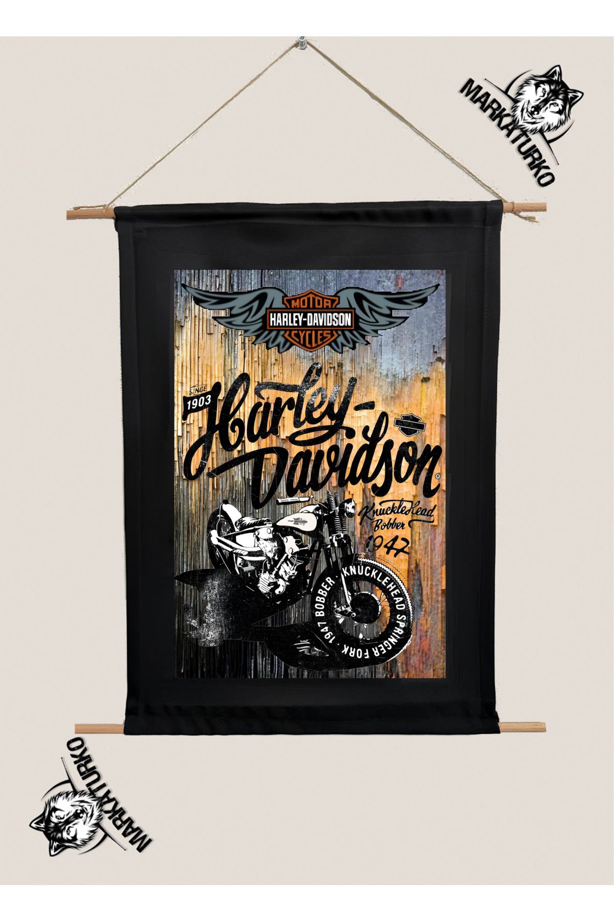 MarkaTurko MOTOR ÖZEL TASARIM SÜBLİMASYON BASKI TABLO 1976-66