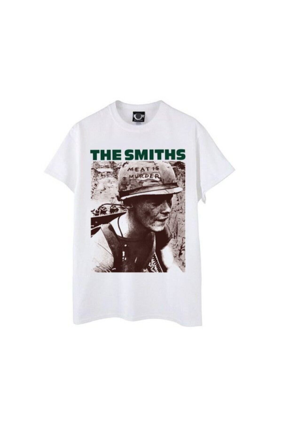 Pisa Art Unisex Beyaz The Smiths Tişört Meat Is Murder