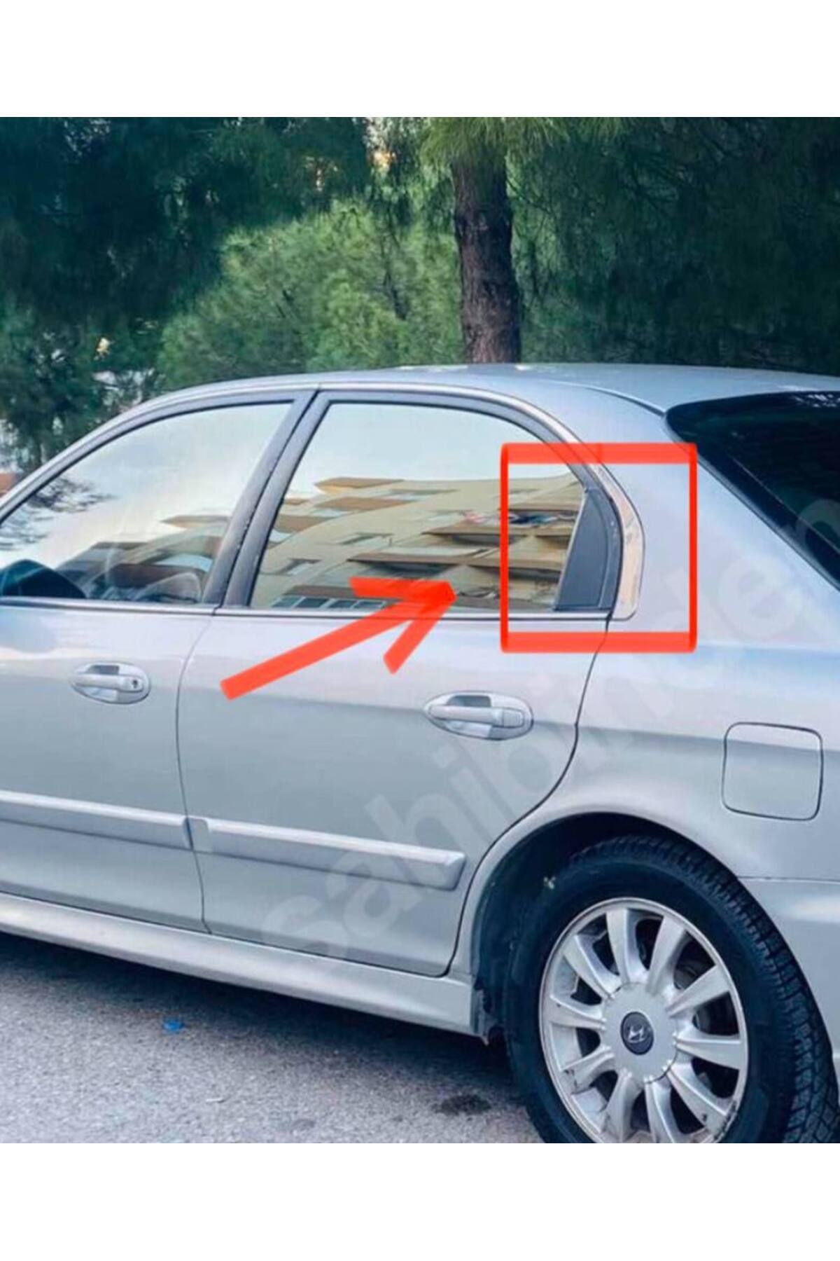 Fabrikasyon Hyundai Sonata Arka Kapı Cam Üçgeni Sağ Yolcu Tarafı