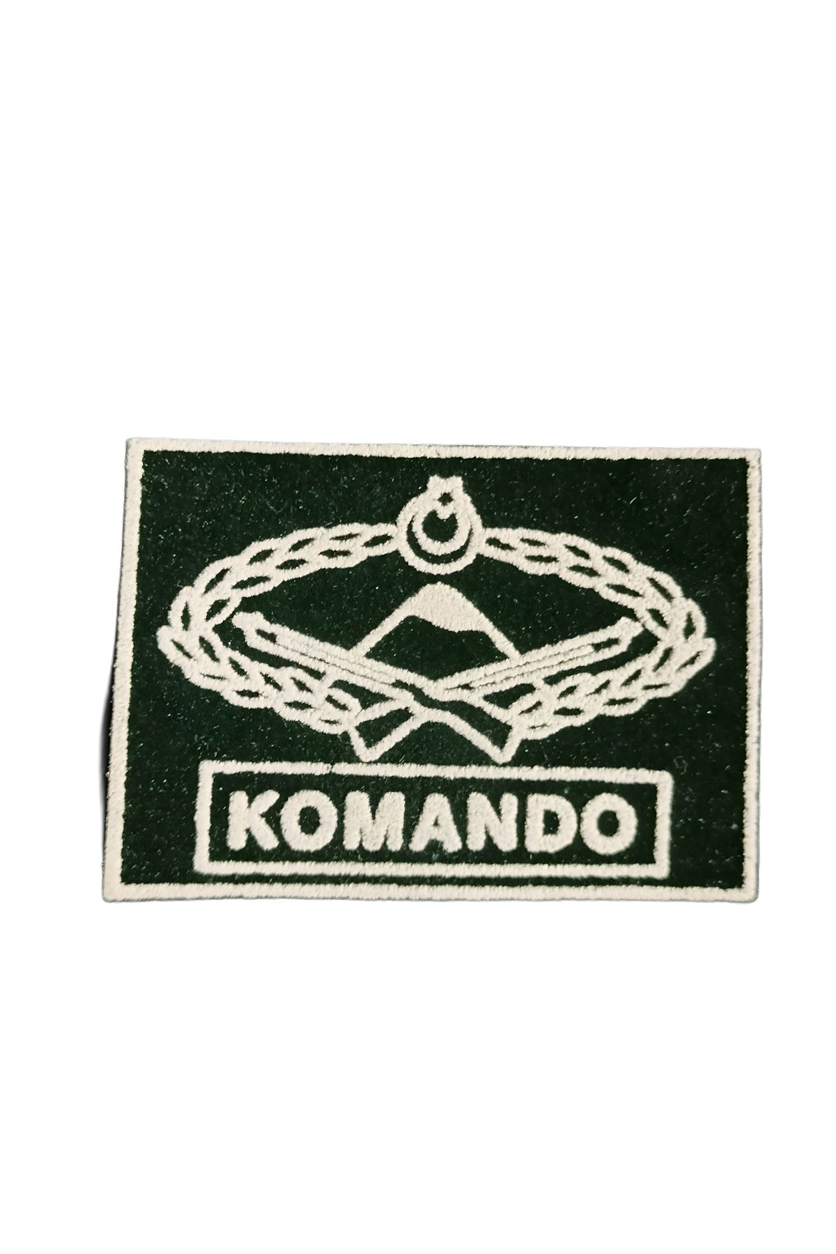 efmues Komando yazılı aplike elbise için arma dikişli komando arması 1 adet