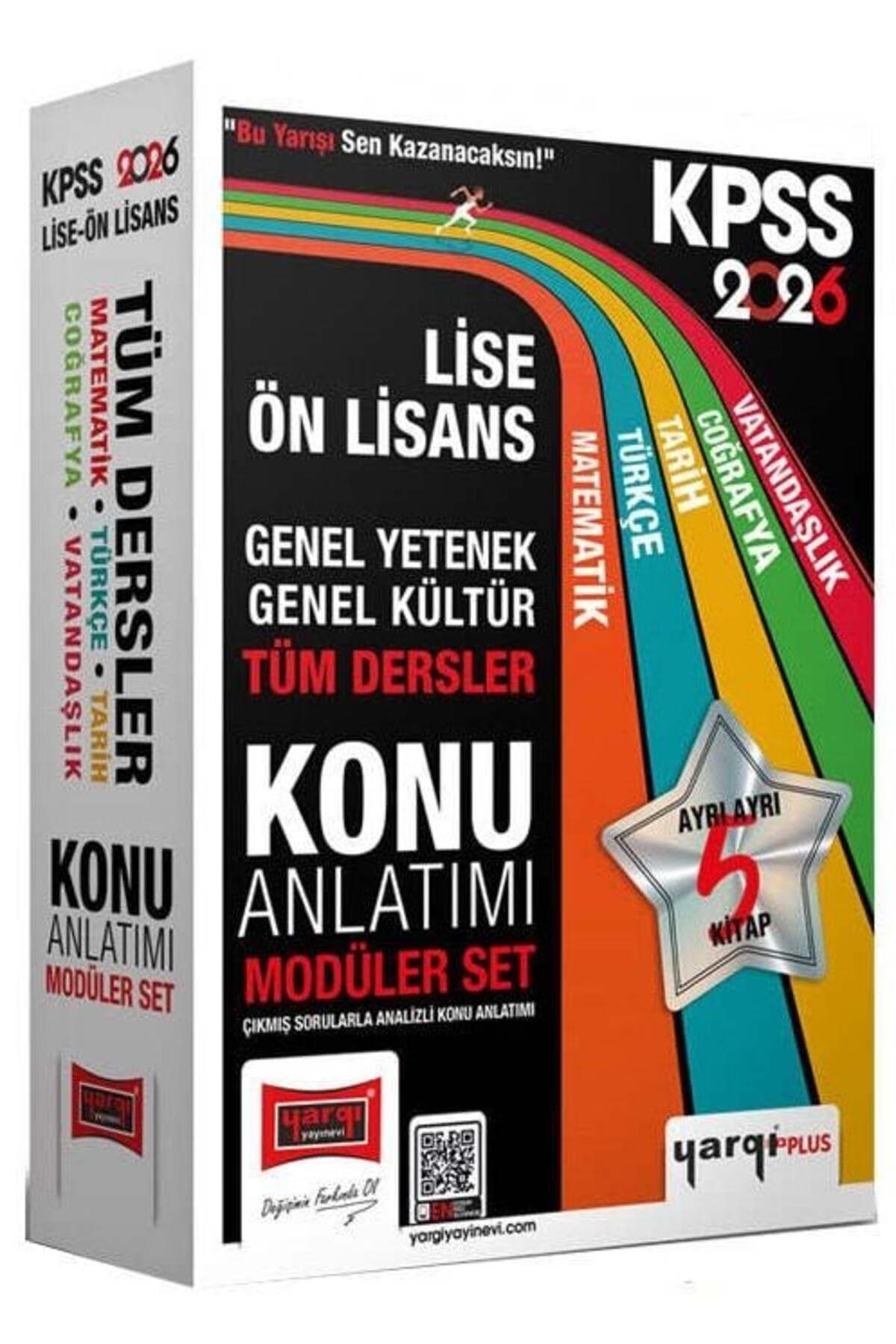 Makro Kitabevi Yayınları Yargı 2026 Baskı KPSS Lise Ön Lisans Konu Anlatımlı Modüler Set