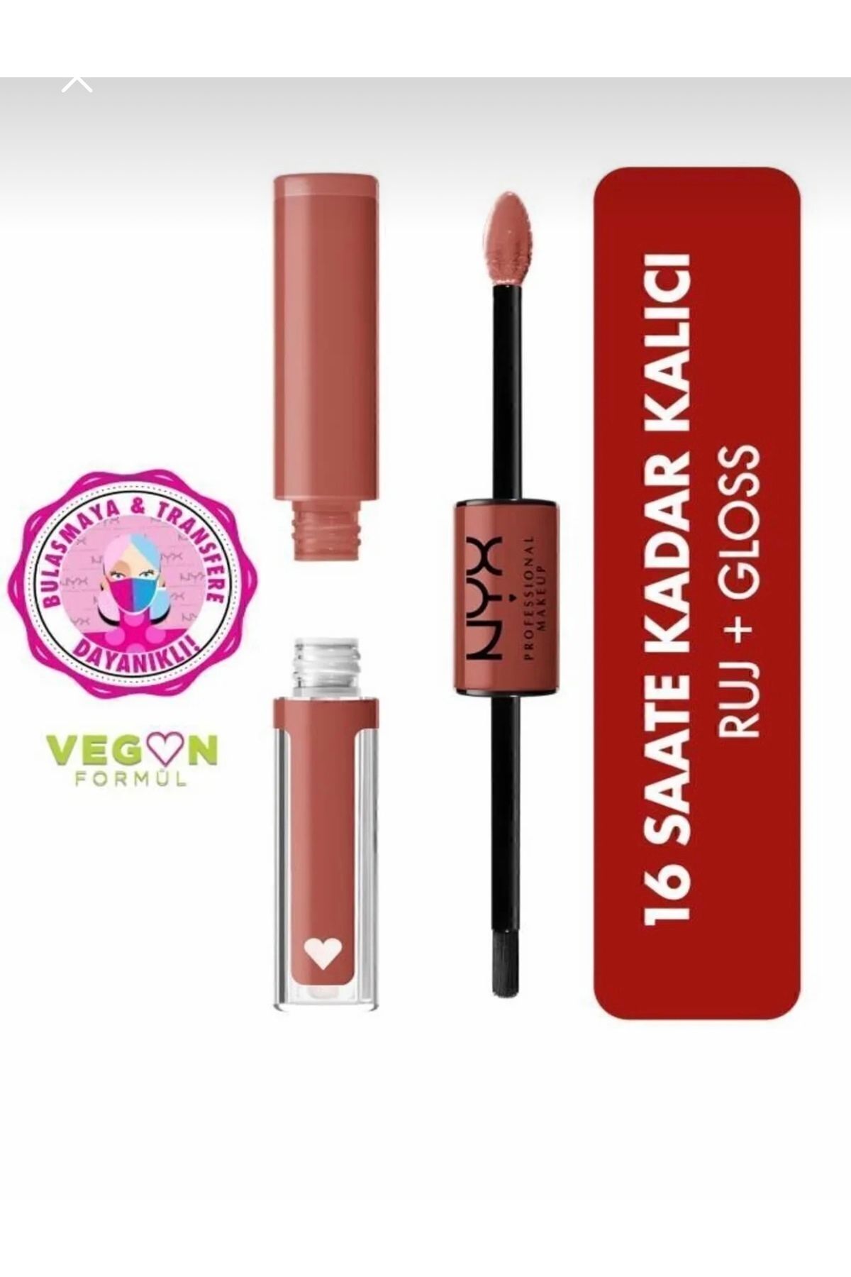 NYX PROFESSİONAL MAKEUP Shine Loud High Shine Lip Color Ambition Statement-Dudak Parlatıcısı 03