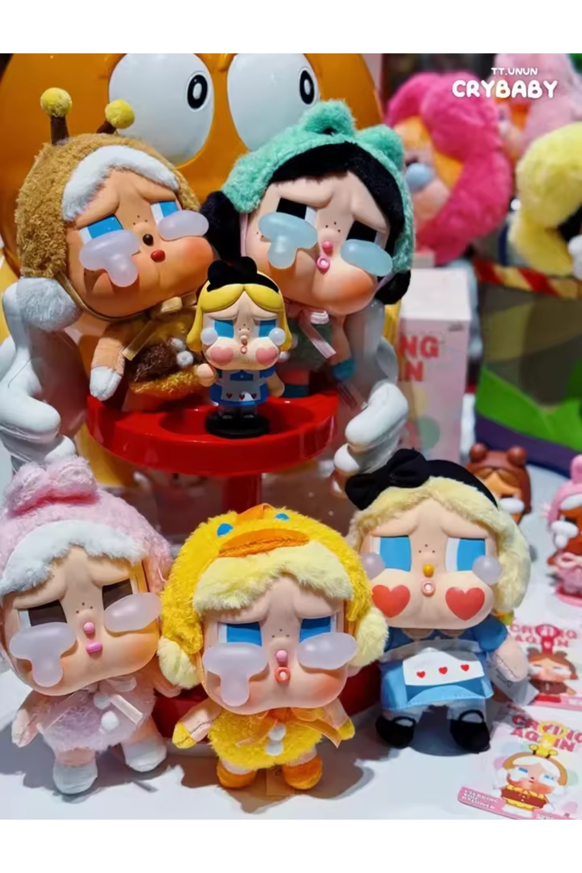 NB market CRYBABY pop mart kapalı sürpriz pack kutu Chery baby