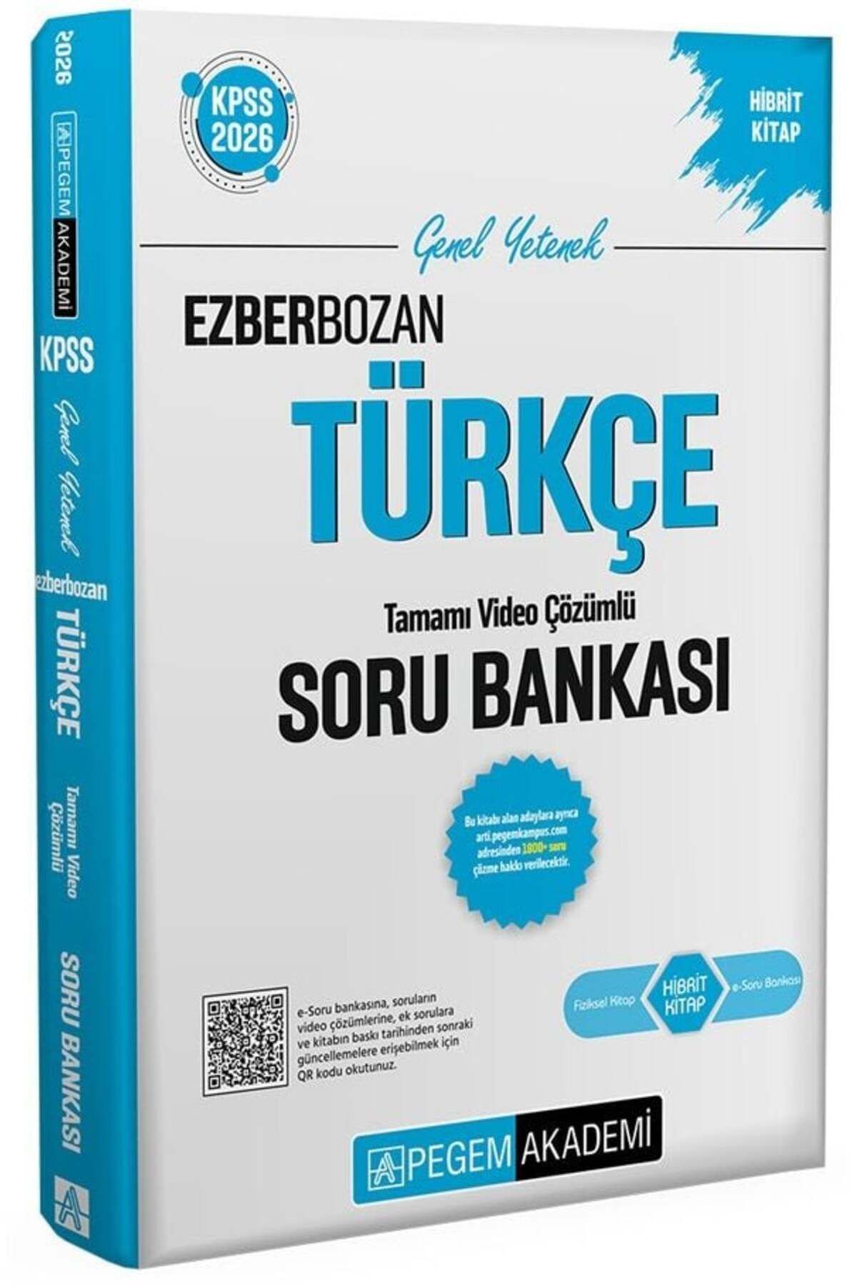 Makro Kitabevi Yayınları Pegem 2026 Baskı KPSS Türkçe Ezberbozan Soru Bankası Çözümlü
