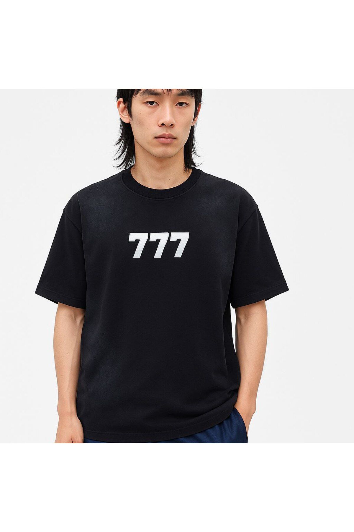 Twobucks Oversize 777 Baskılı Tshirt