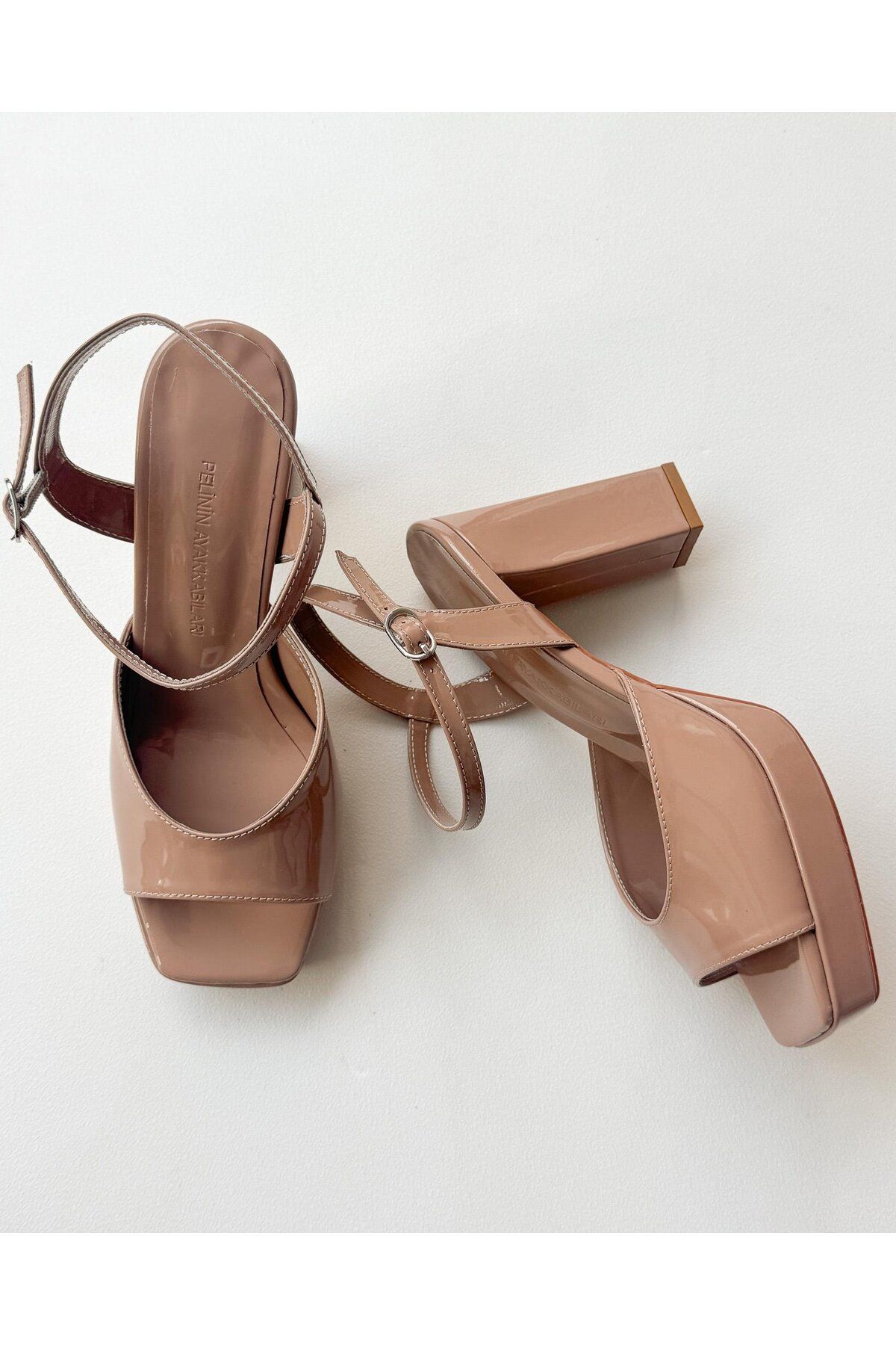 PELİN'İN AYAKKABILARI PLOV NUDE RUGAN PLATFORM AYAKKABI