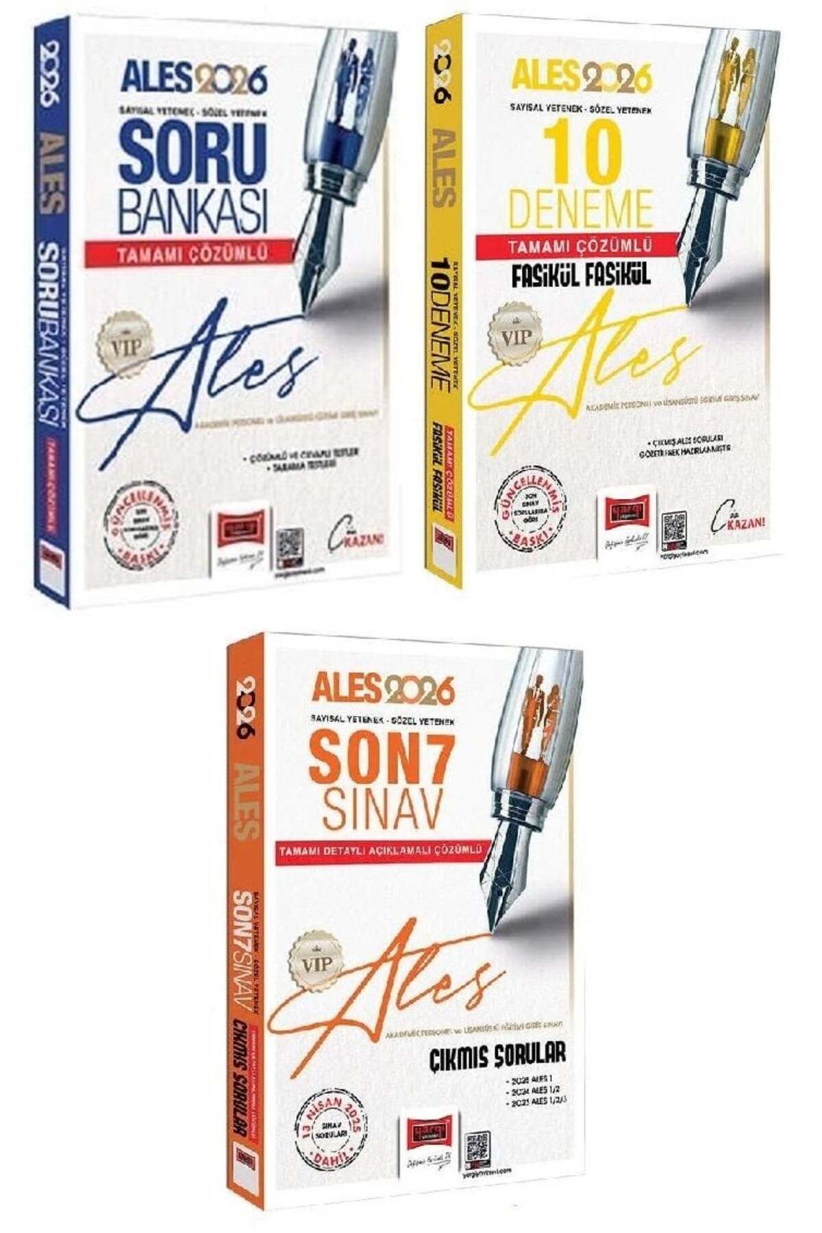 Makro Kitabevi Yayınları Yargı 2026 Baskı ALES VIP Soru + 10 Deneme + Son 7 Sınav Çıkmış Sorular 3 lü Set