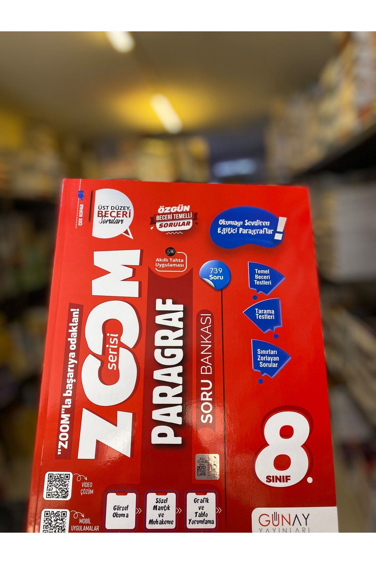 Günay Yayınları GÜNAY ZOOM 8.SINIF PARAGRAF