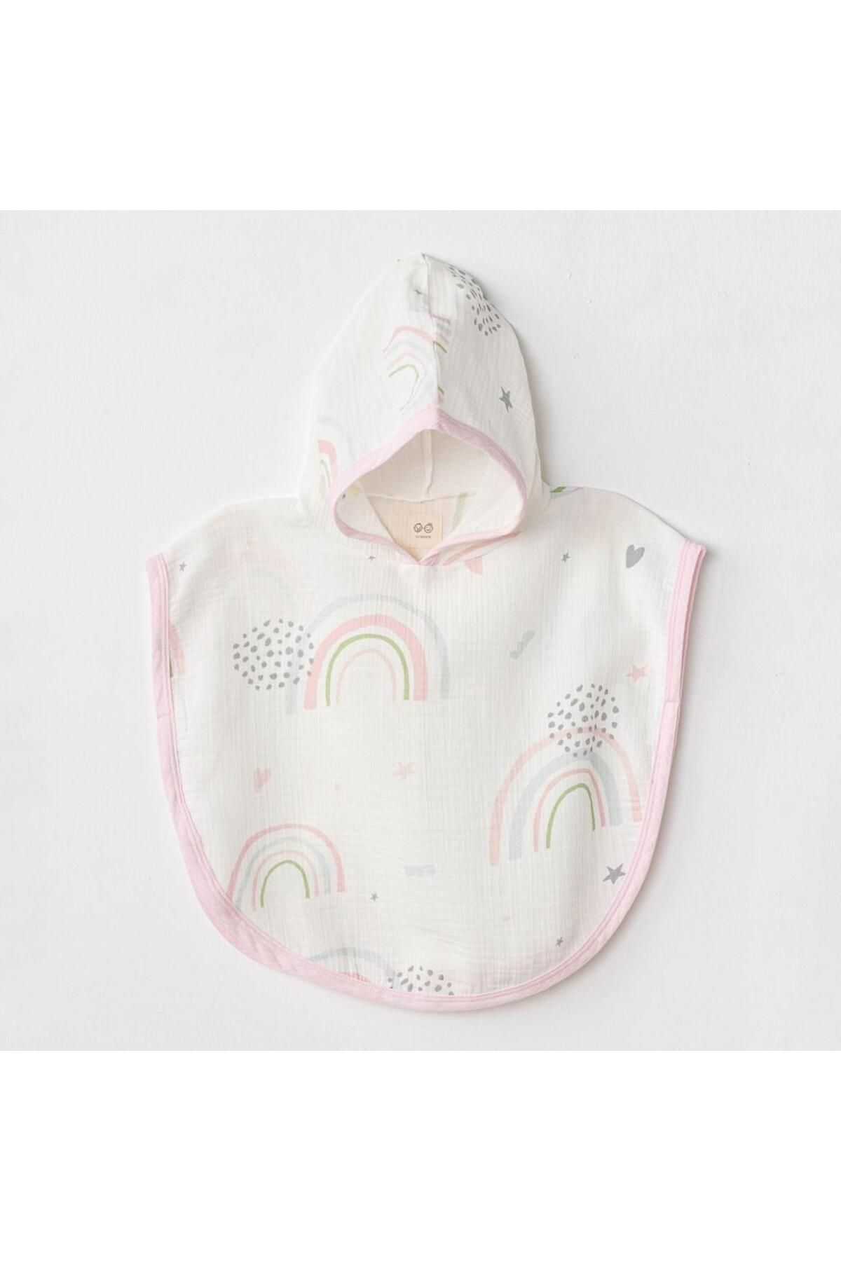 NW NessiWorld Andywawa AC24666 Müslin Have A Nice Day Bebek Panço Pink White