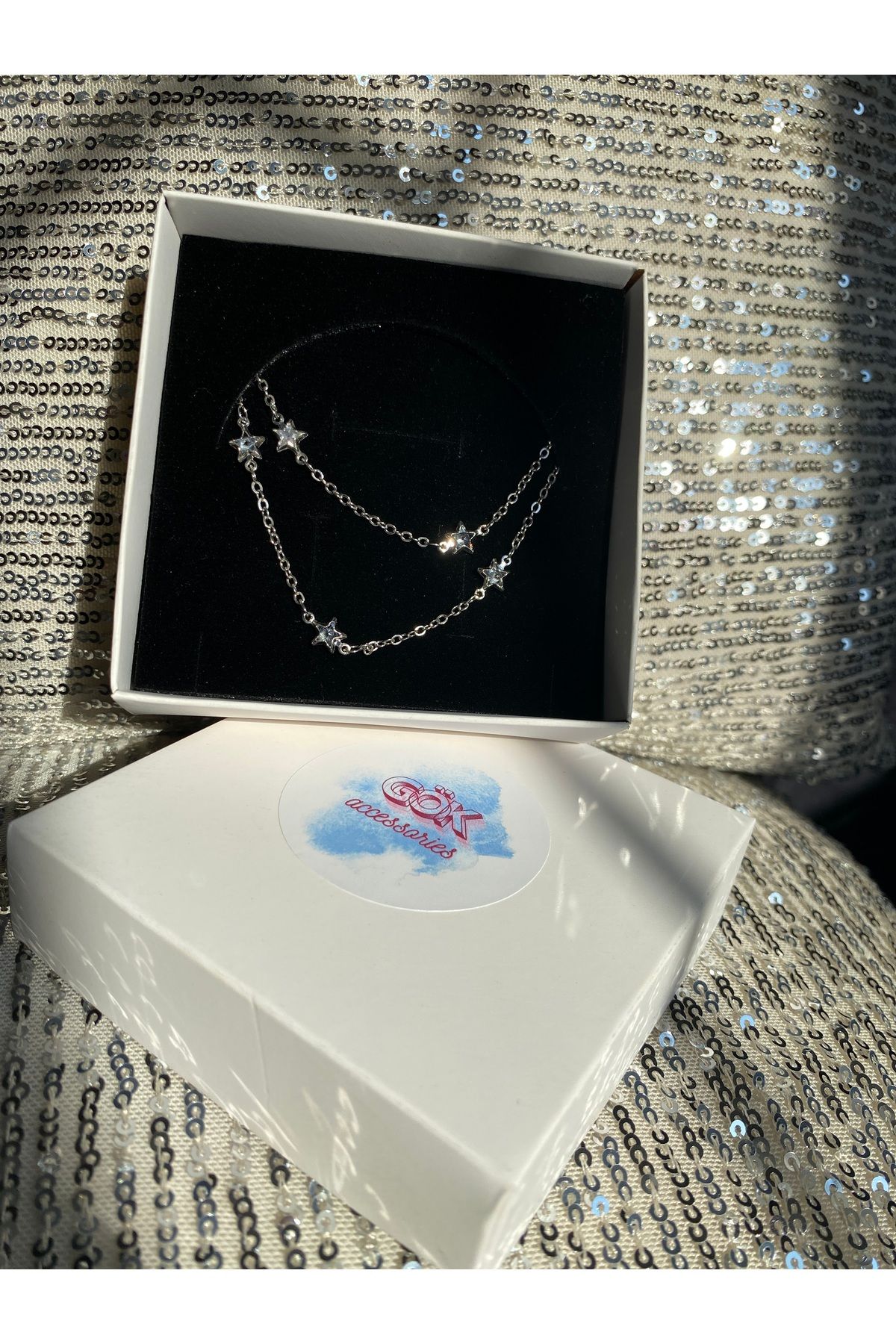 Gök Accessories Yıldızlı Halhal